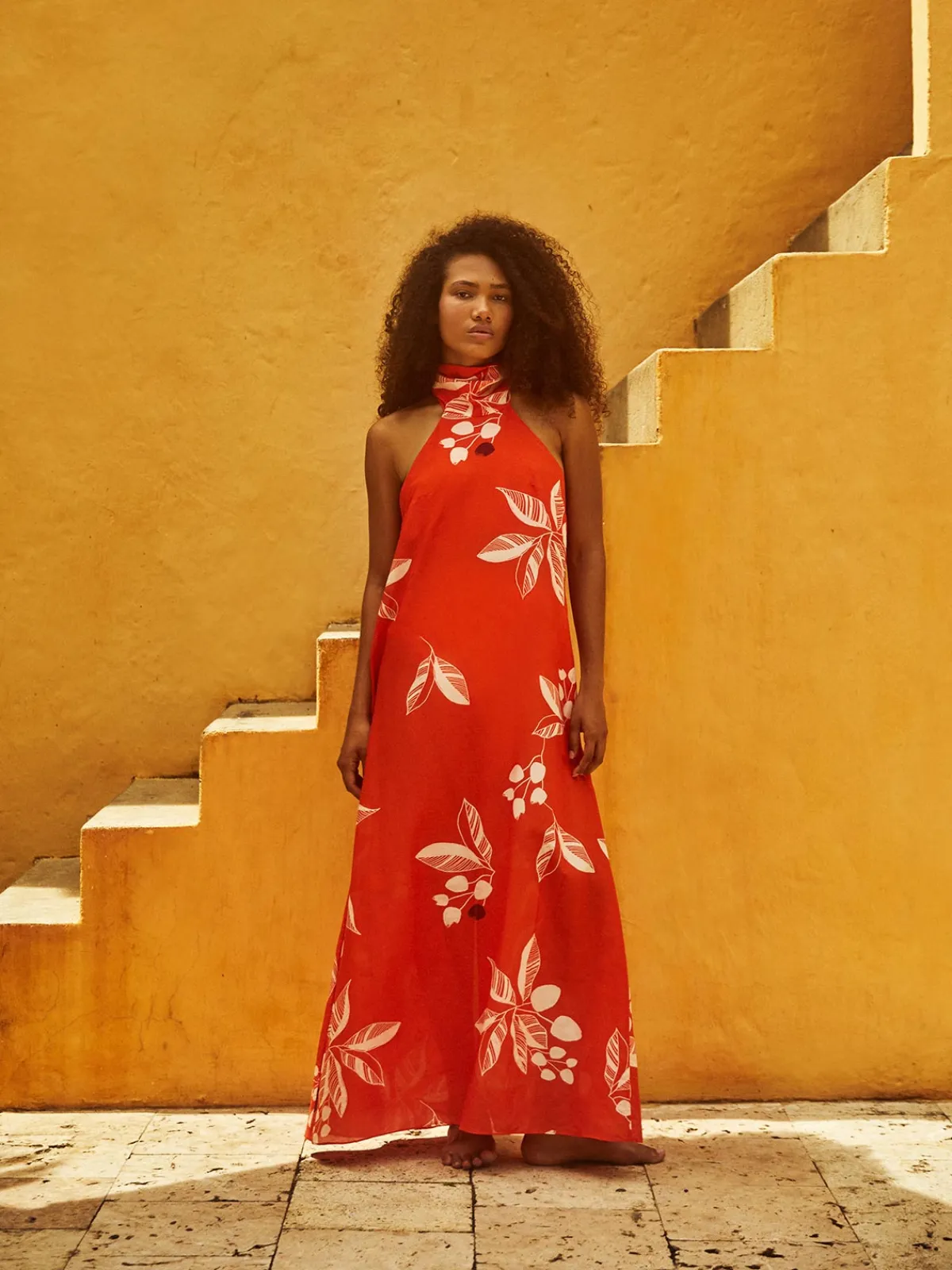 Juan de Dios Costa Pacifica Cotton Silk Dress