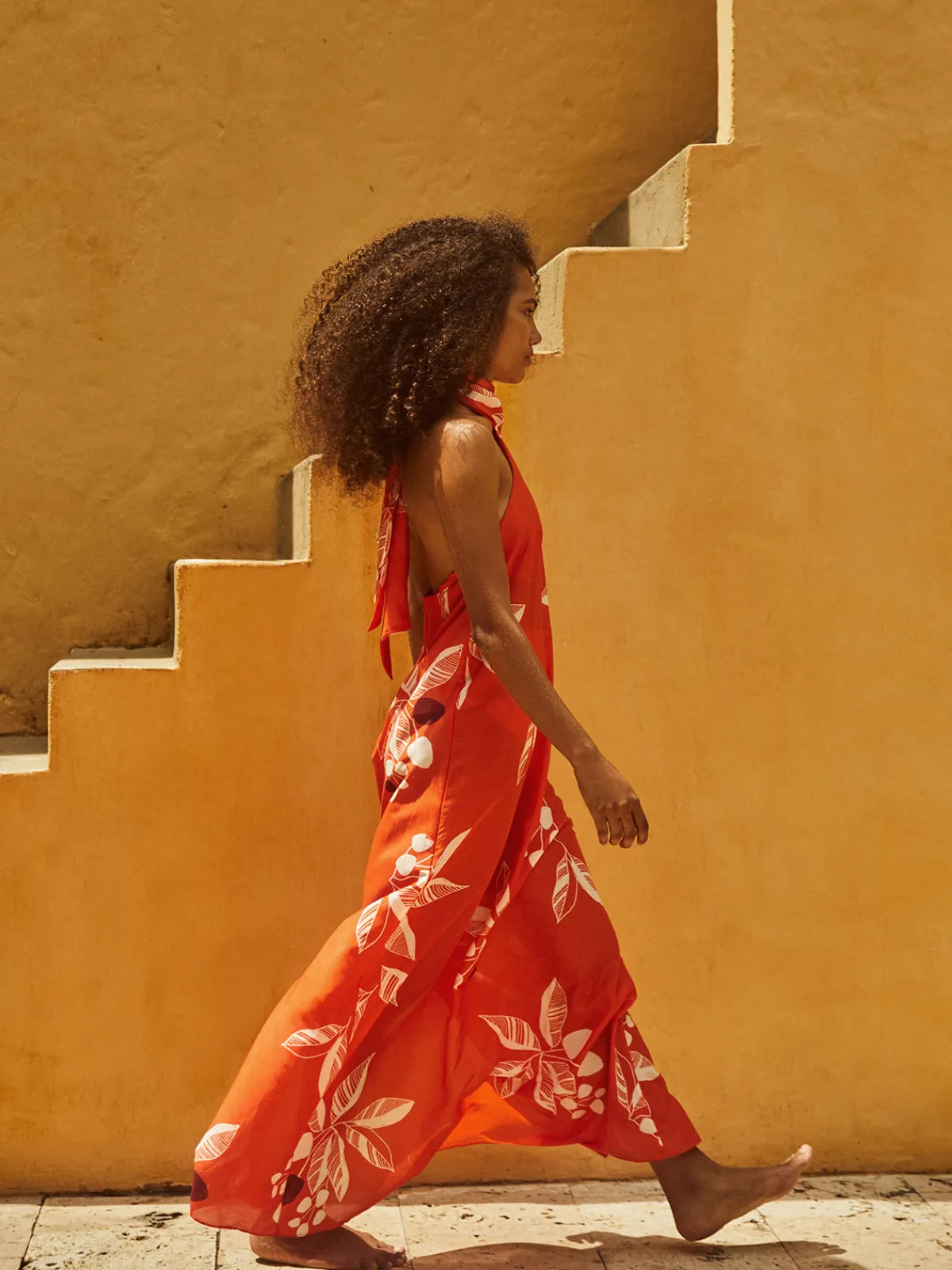 Juan de Dios Costa Pacifica Cotton Silk Dress