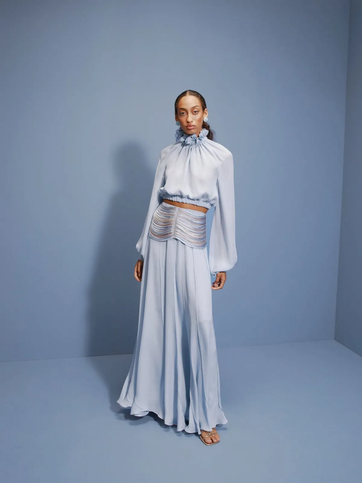 Francesca Miranda Altan Jotas Silk Skirt