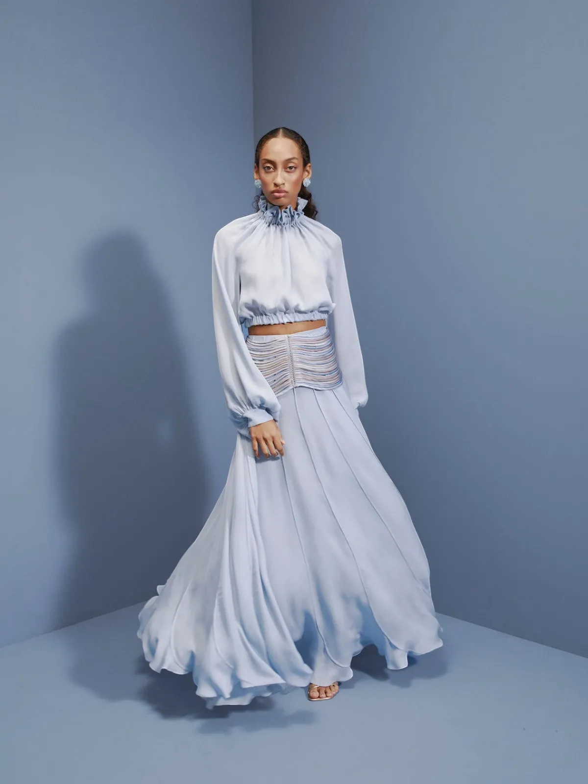 Francesca Miranda Altan Jotas Silk Skirt