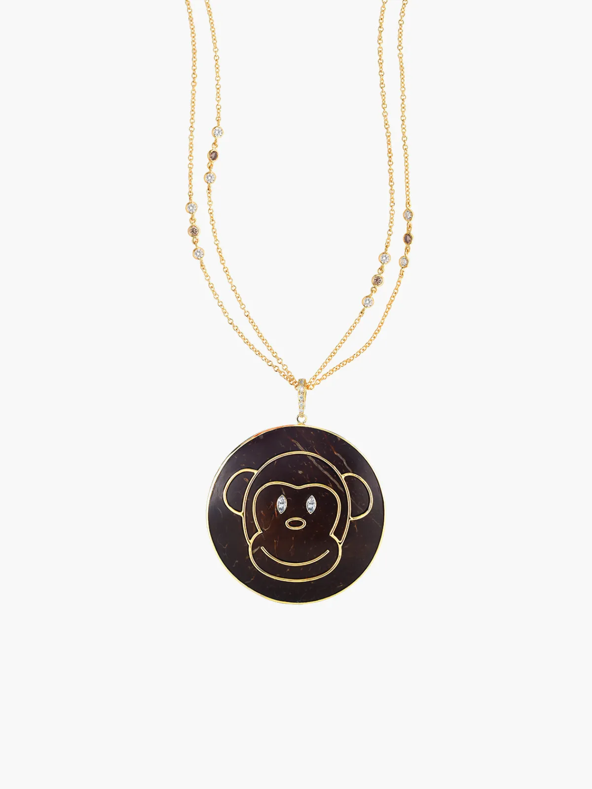 Moritz Glik Coconut Monkey Pendant
