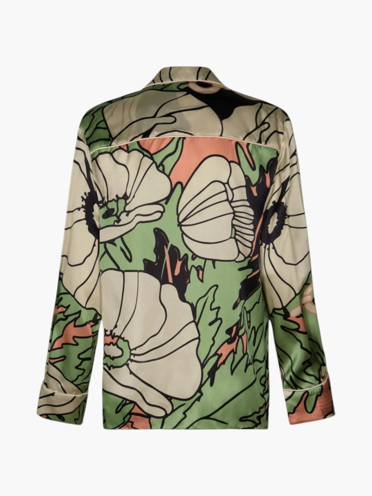 Juan de Dios Noches De Luna Satin Silk Shirt