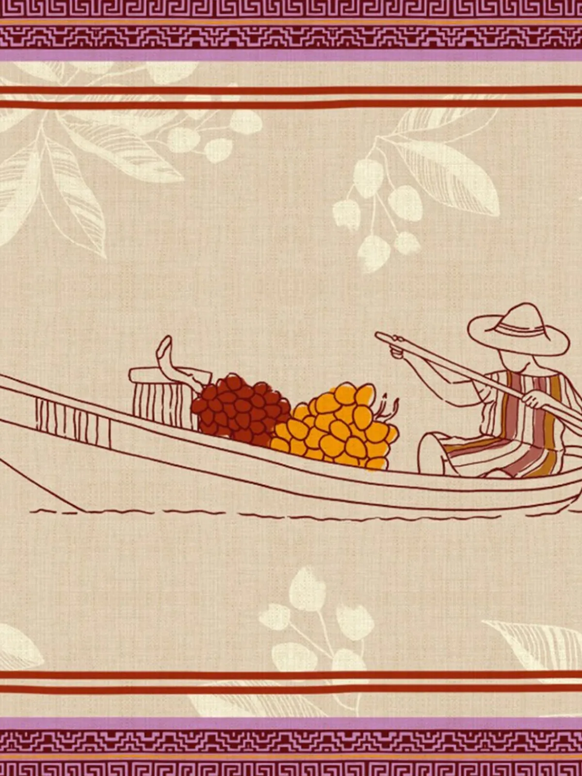 Juan de Dios De la Falaise Cotton Silk Sarong
