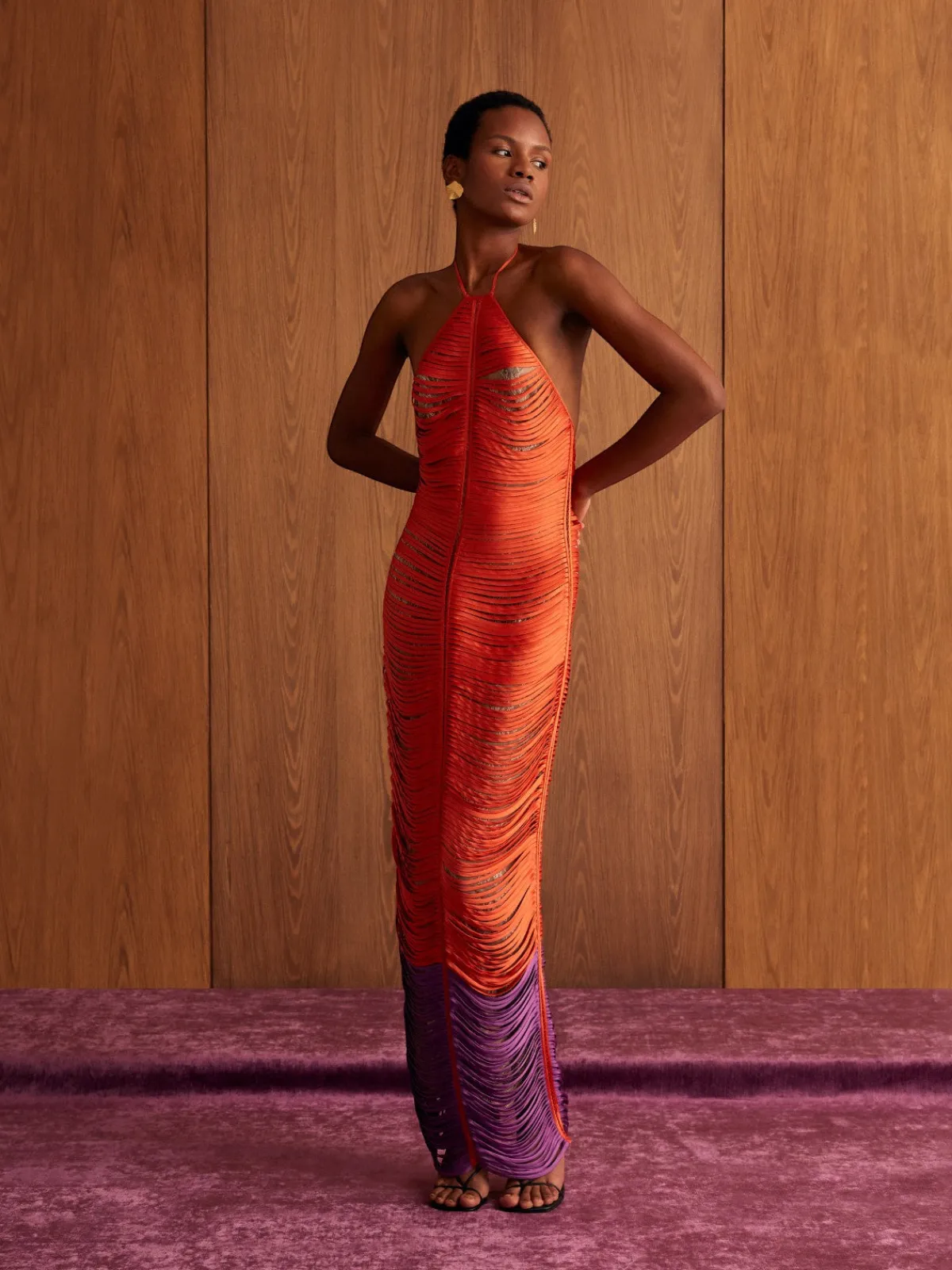 Francesca Miranda Solar Halter Dress