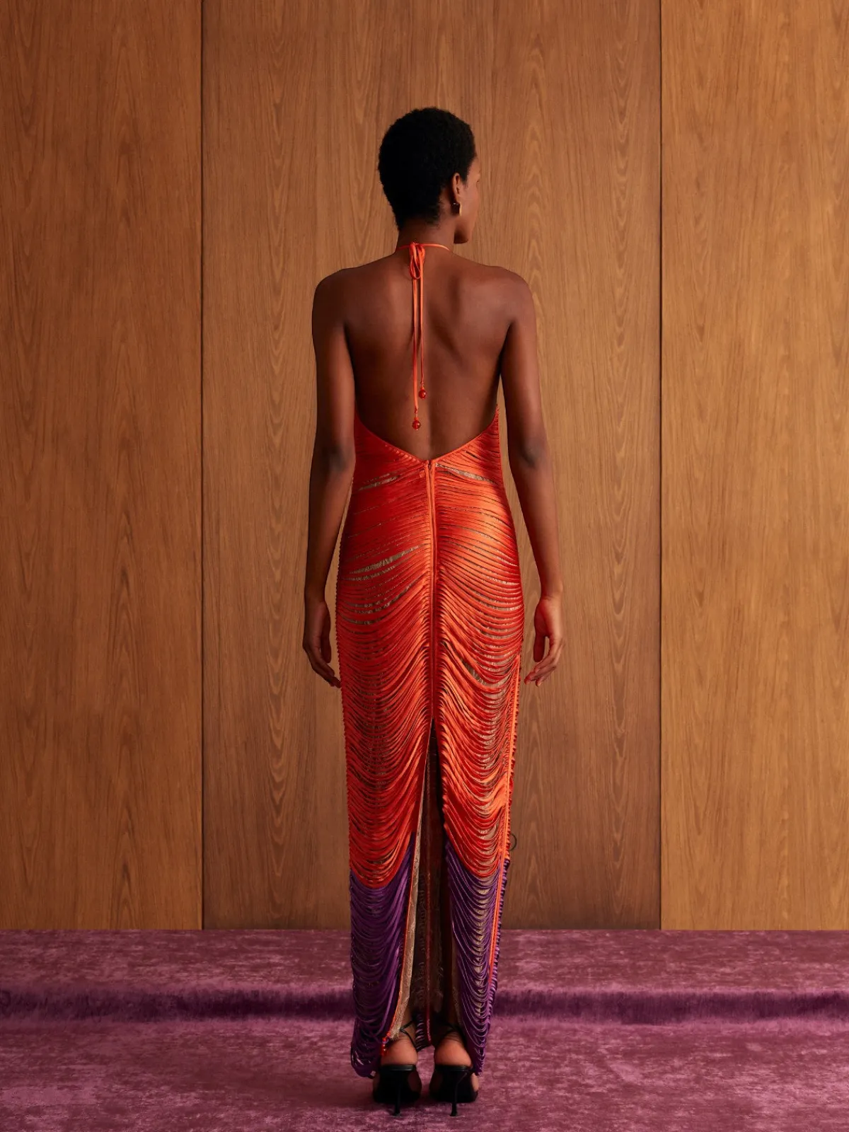 Francesca Miranda Solar Halter Dress