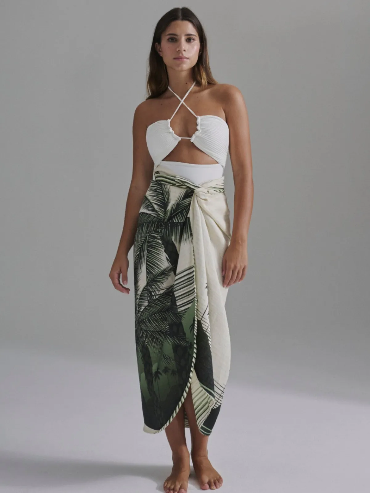 Juan de Dios Mapara Linen Skirt