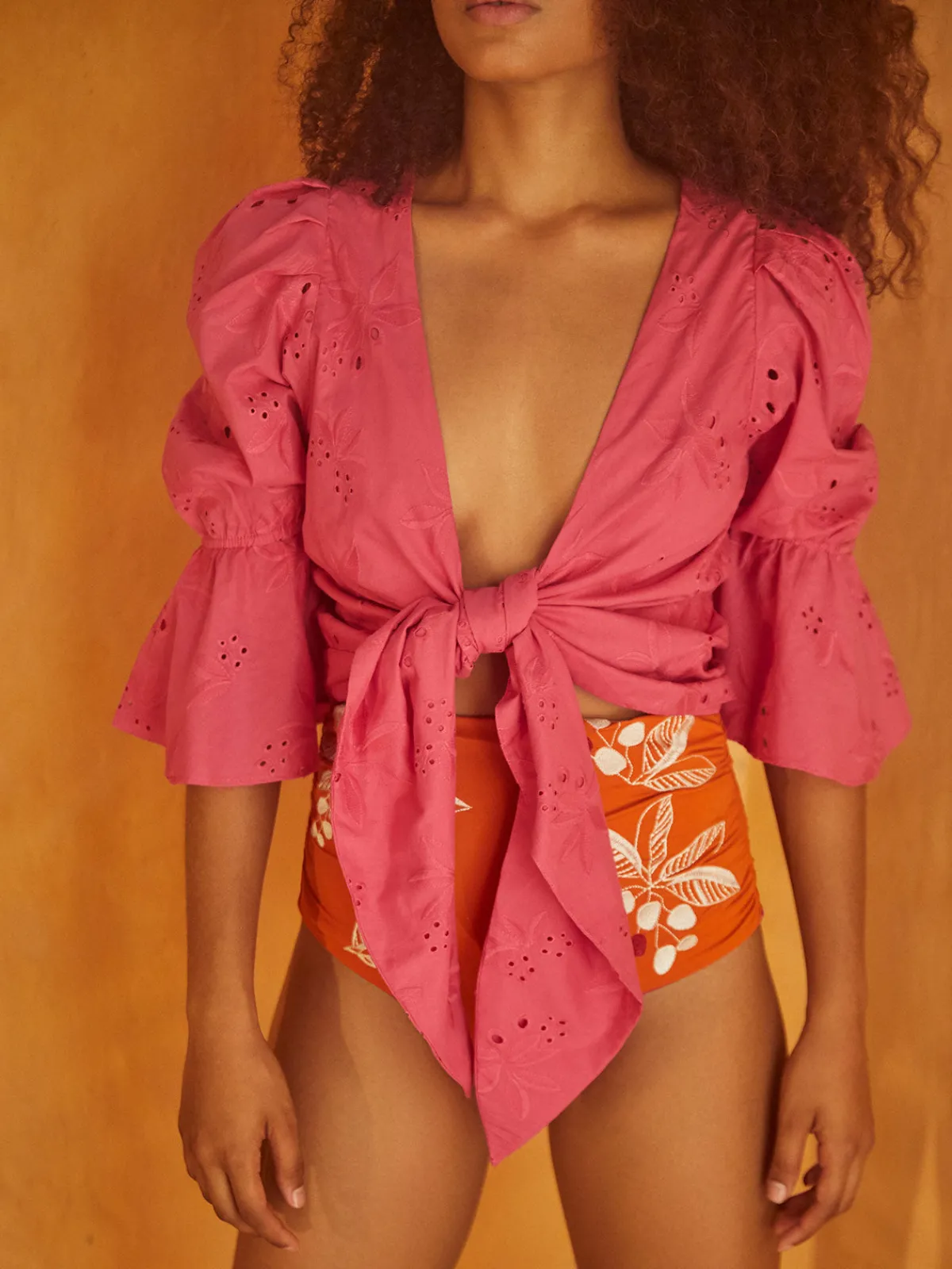 Juan de Dios Victoria Vintage Bottom Embroidered