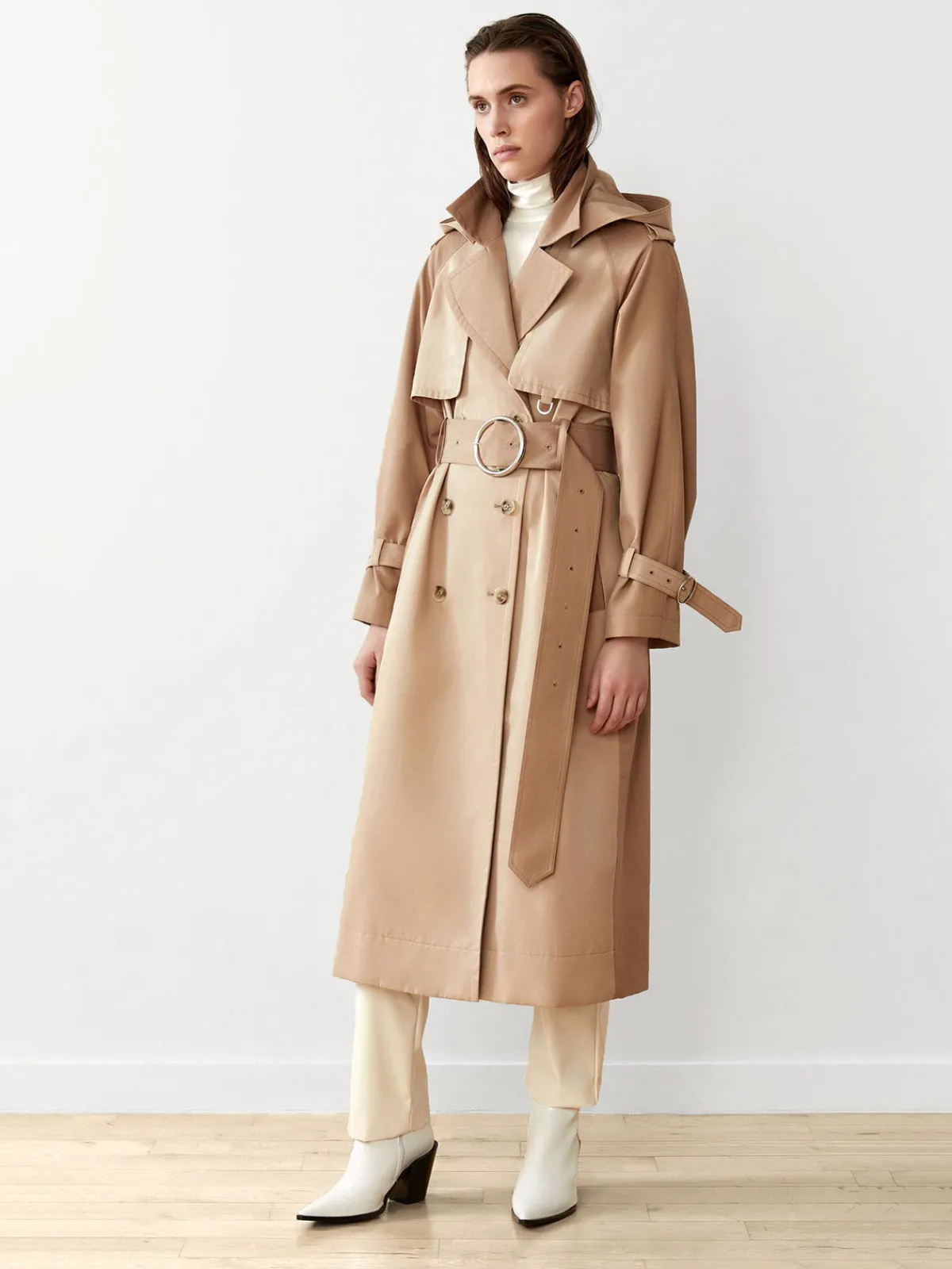Caalo Sustainable Water Resistant Trench Coat