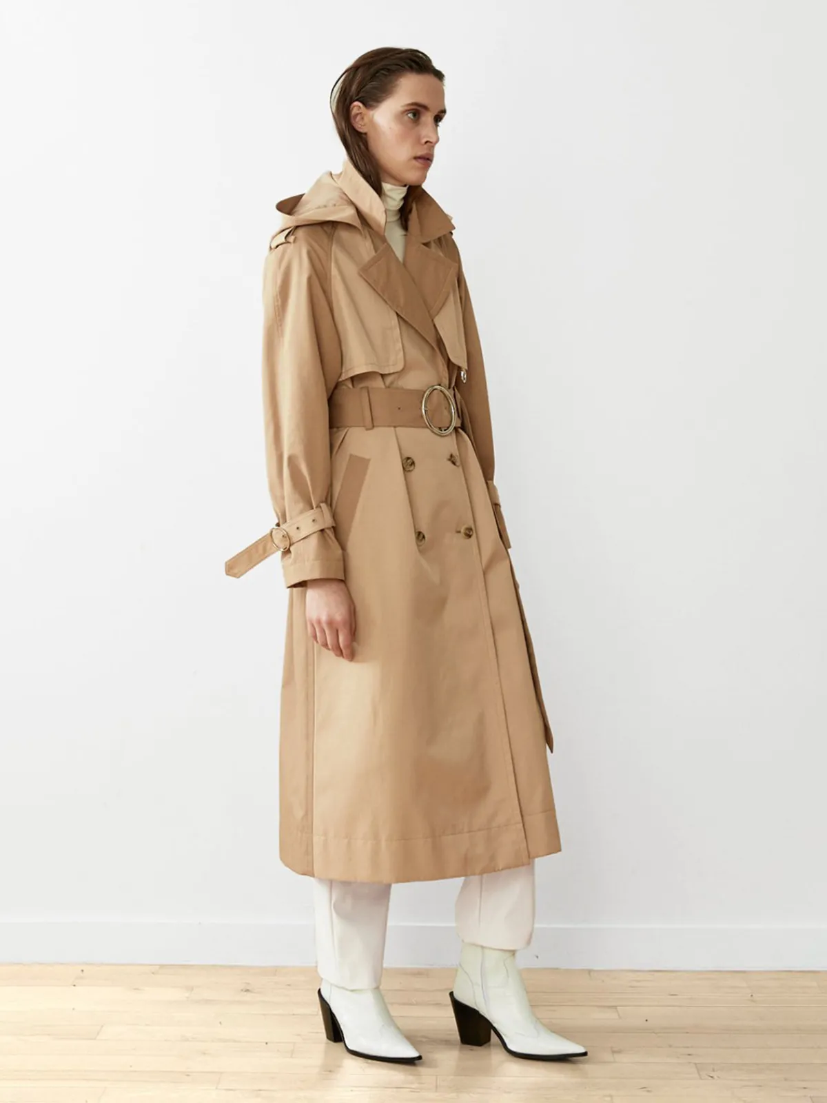 Caalo Sustainable Water Resistant Trench Coat