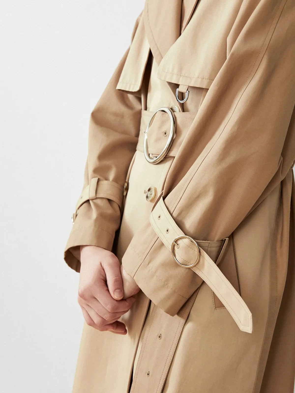 Caalo Sustainable Water Resistant Trench Coat