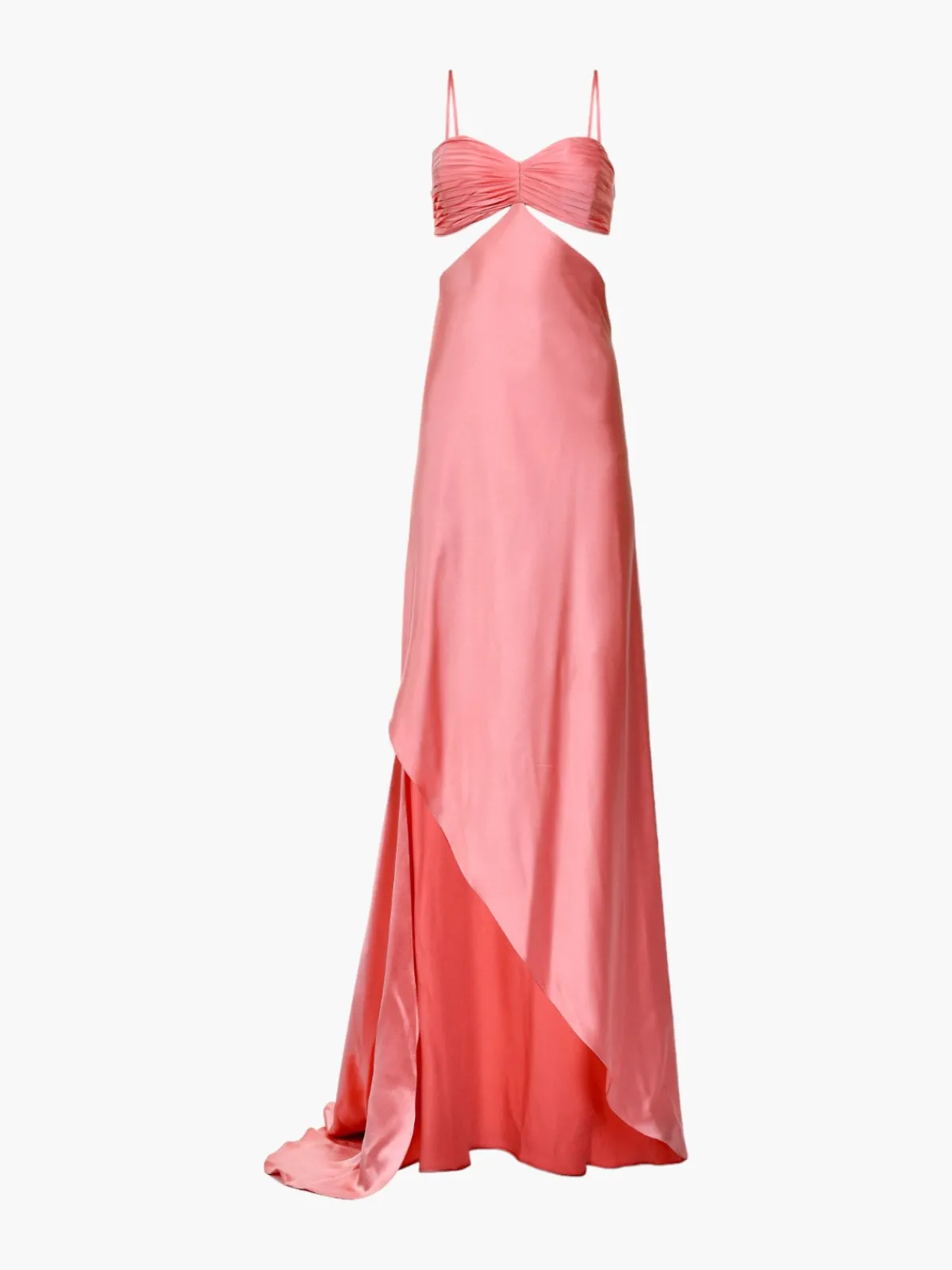 Francesca Miranda Irma Asymmetrical Silk Dress