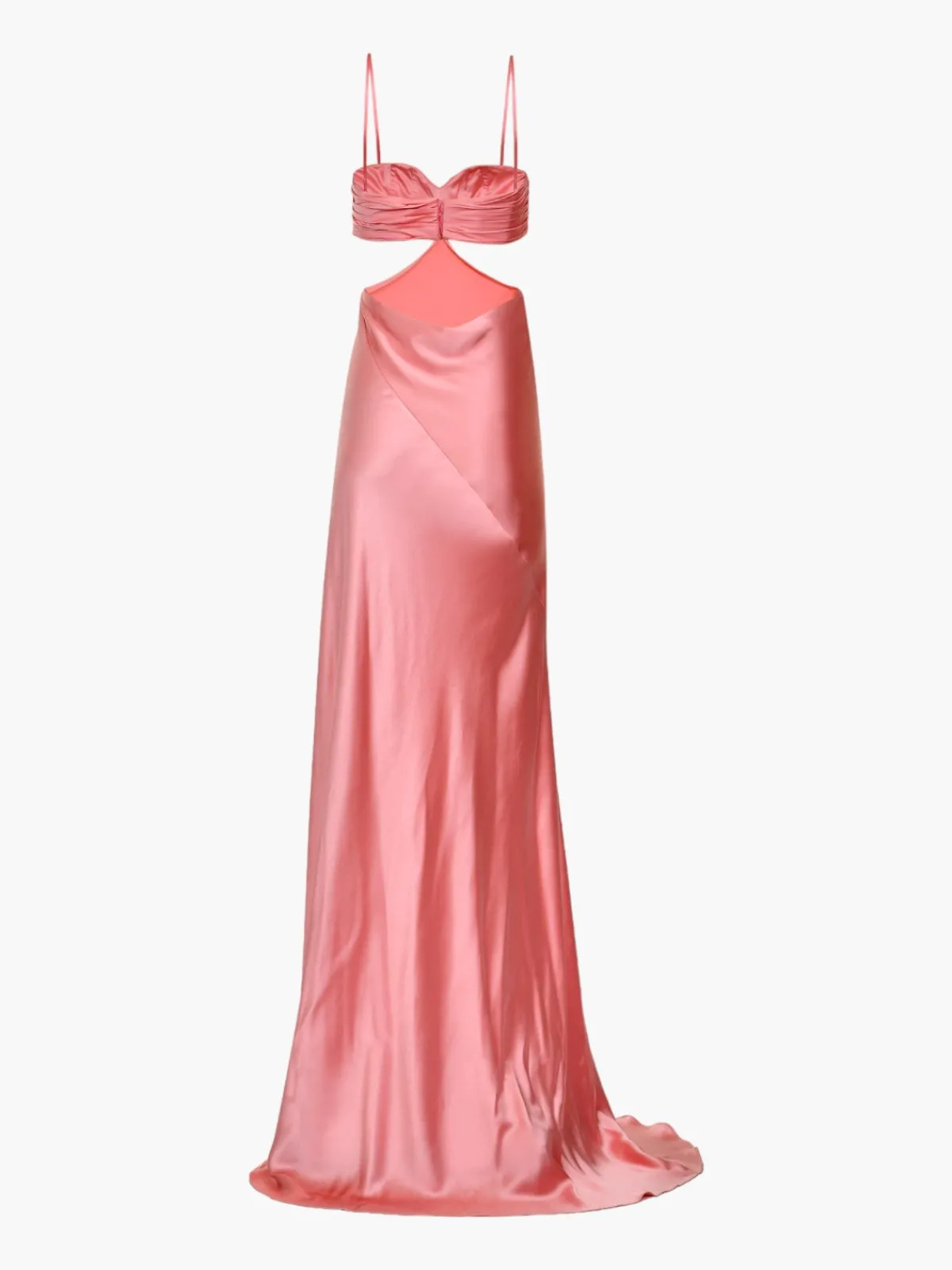 Francesca Miranda Irma Asymmetrical Silk Dress