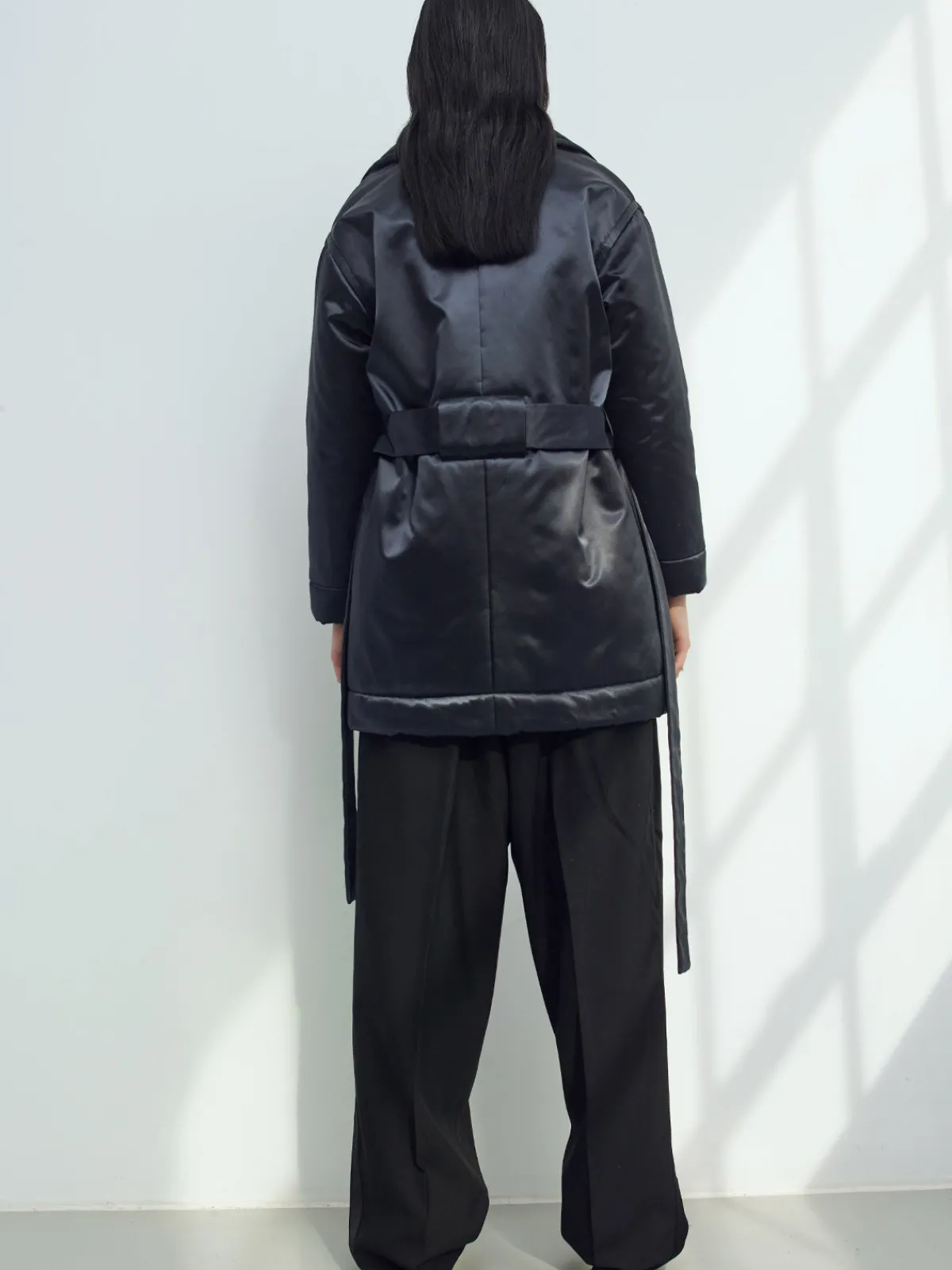 Caalo Sustainable Satin Down Coat