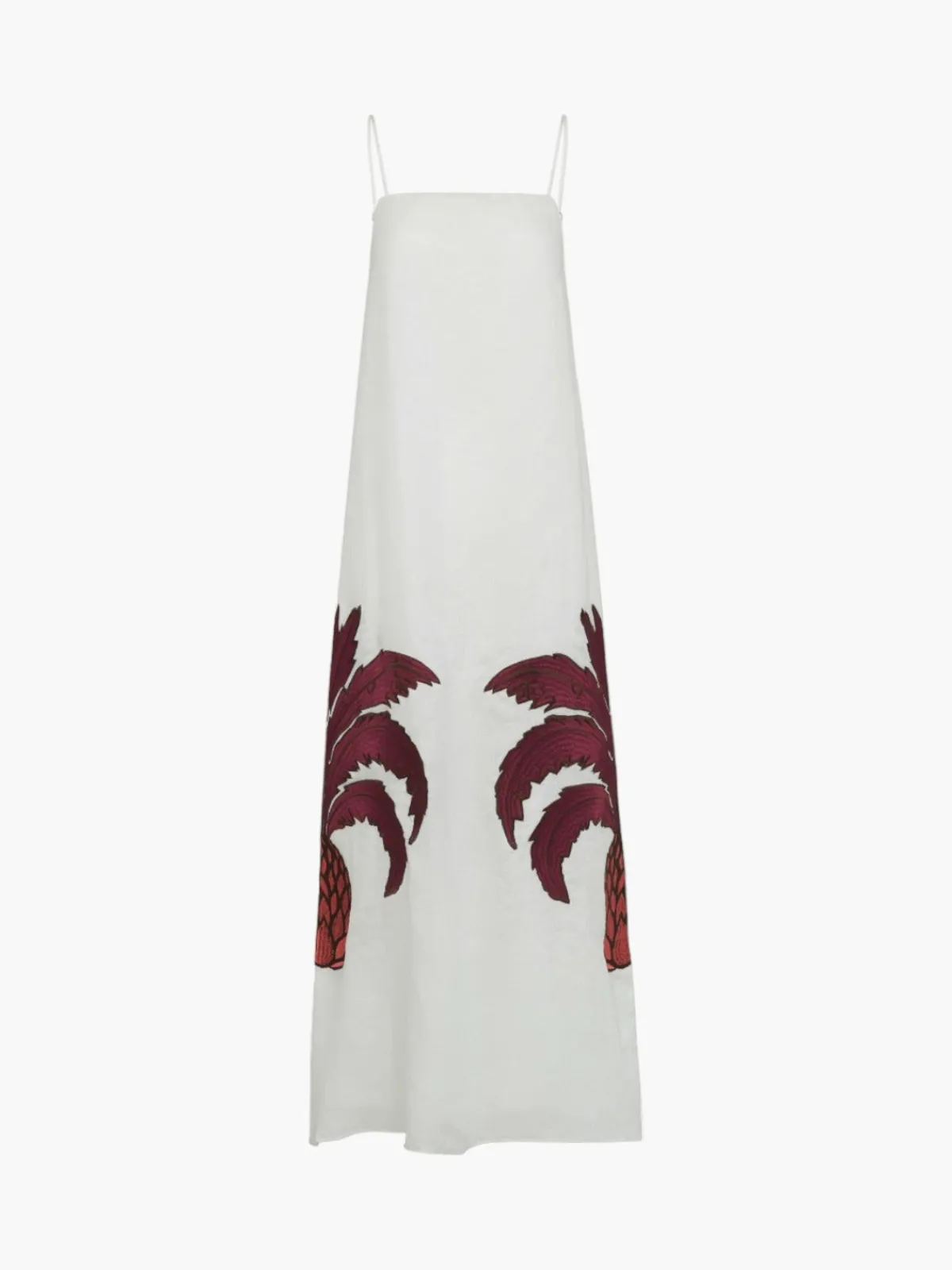 Juan de Dios Copa Del Sol Linen Maxi Dress