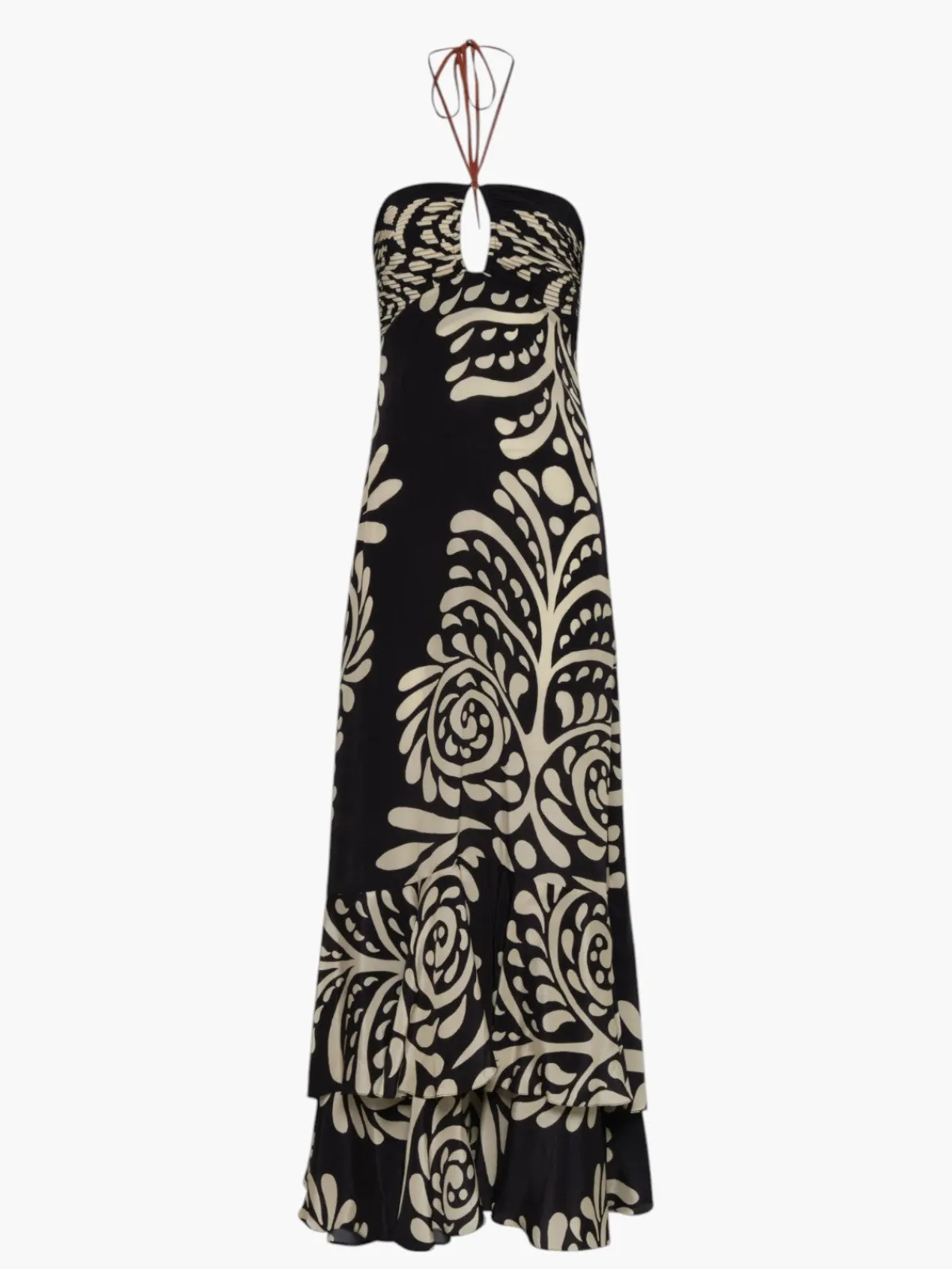 Juan de Dios Sevillana Crepe Chine Dress