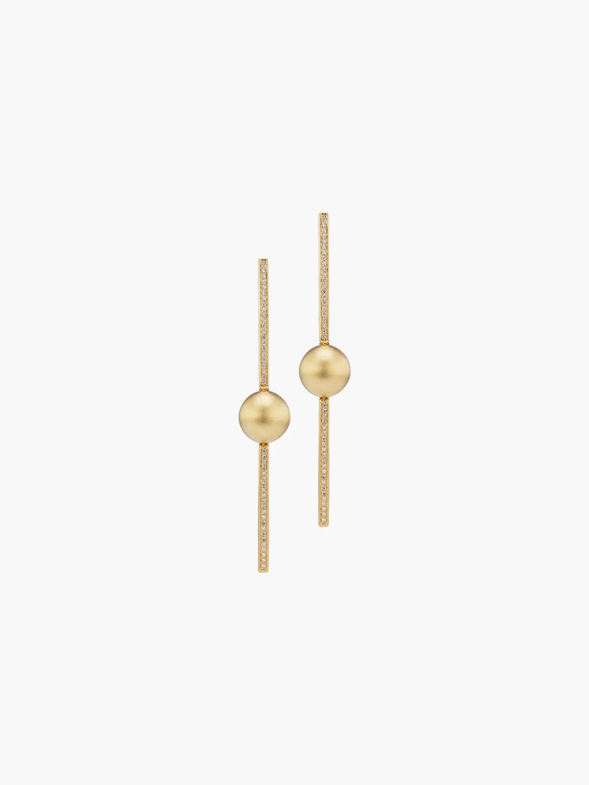 TEJEN Boule D'Or Stick Earring