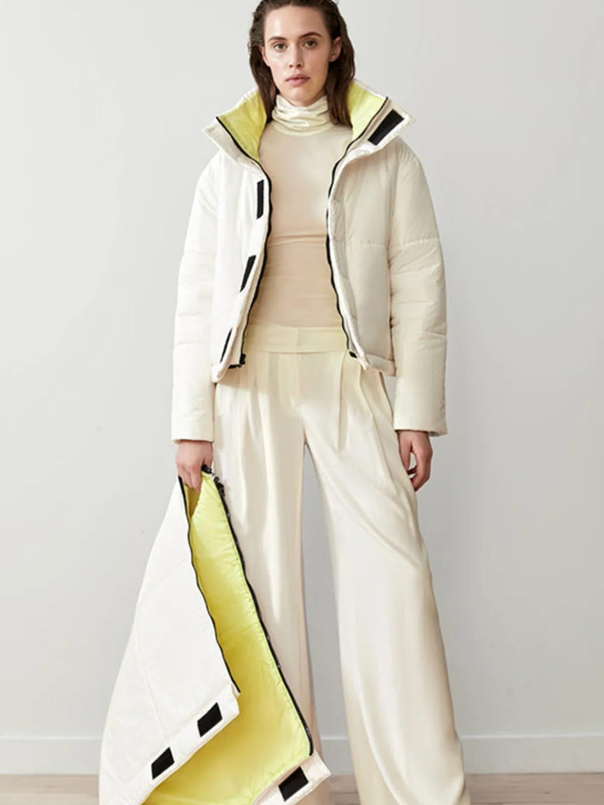 Caalo Reversible Convertible Sustainable Down Coat