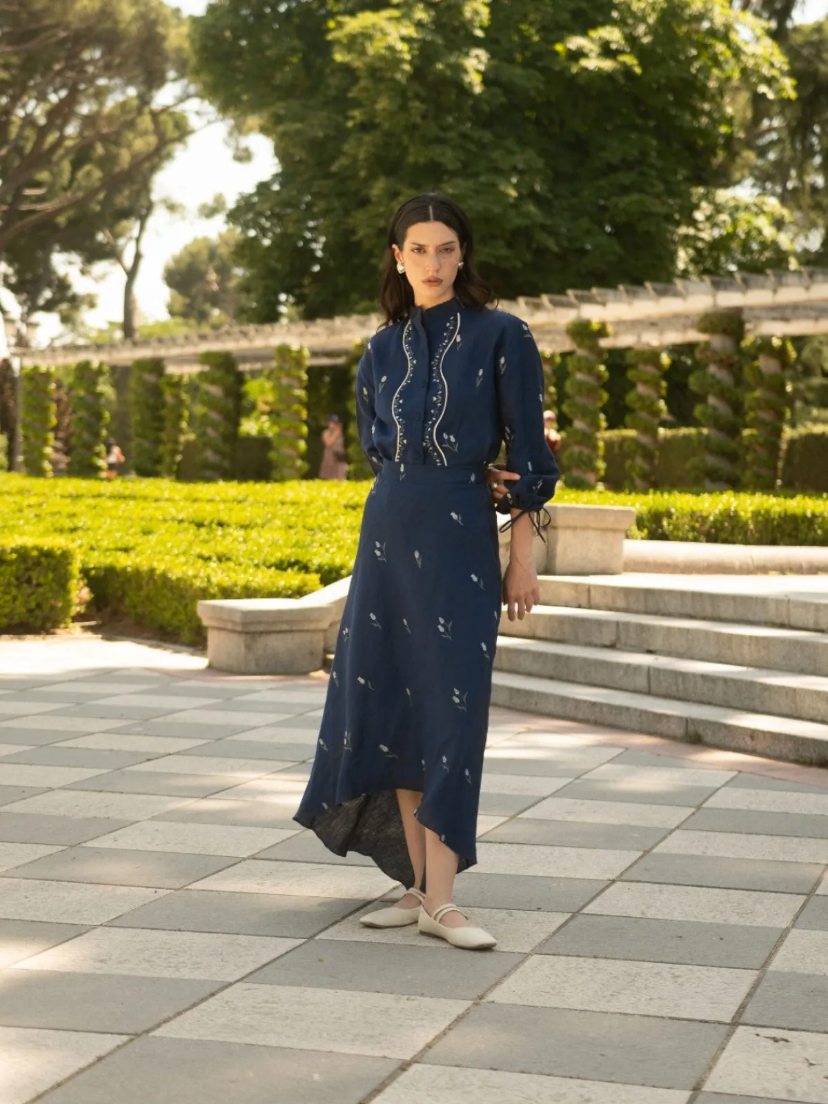 Estefania Lovely Tulip High-Low Skirt