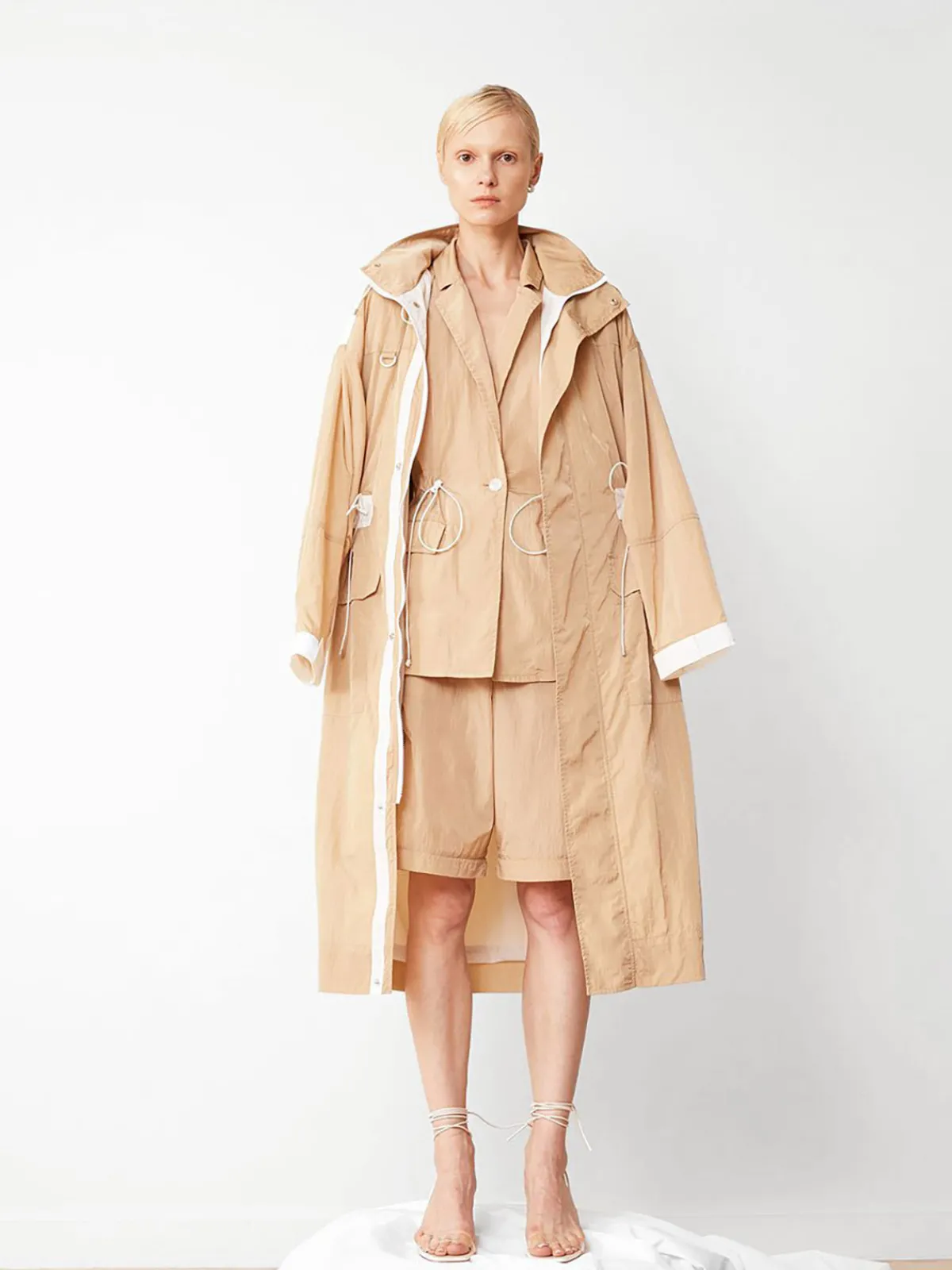 Caalo Parachute Water Resistant Anorak