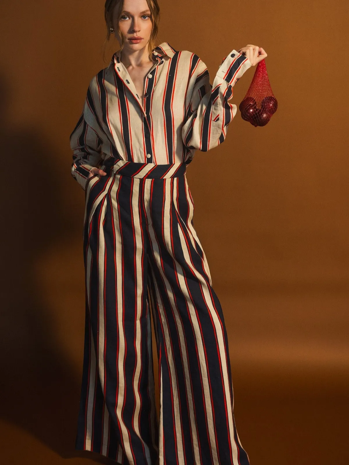 Estefania Marine Stripe Pant