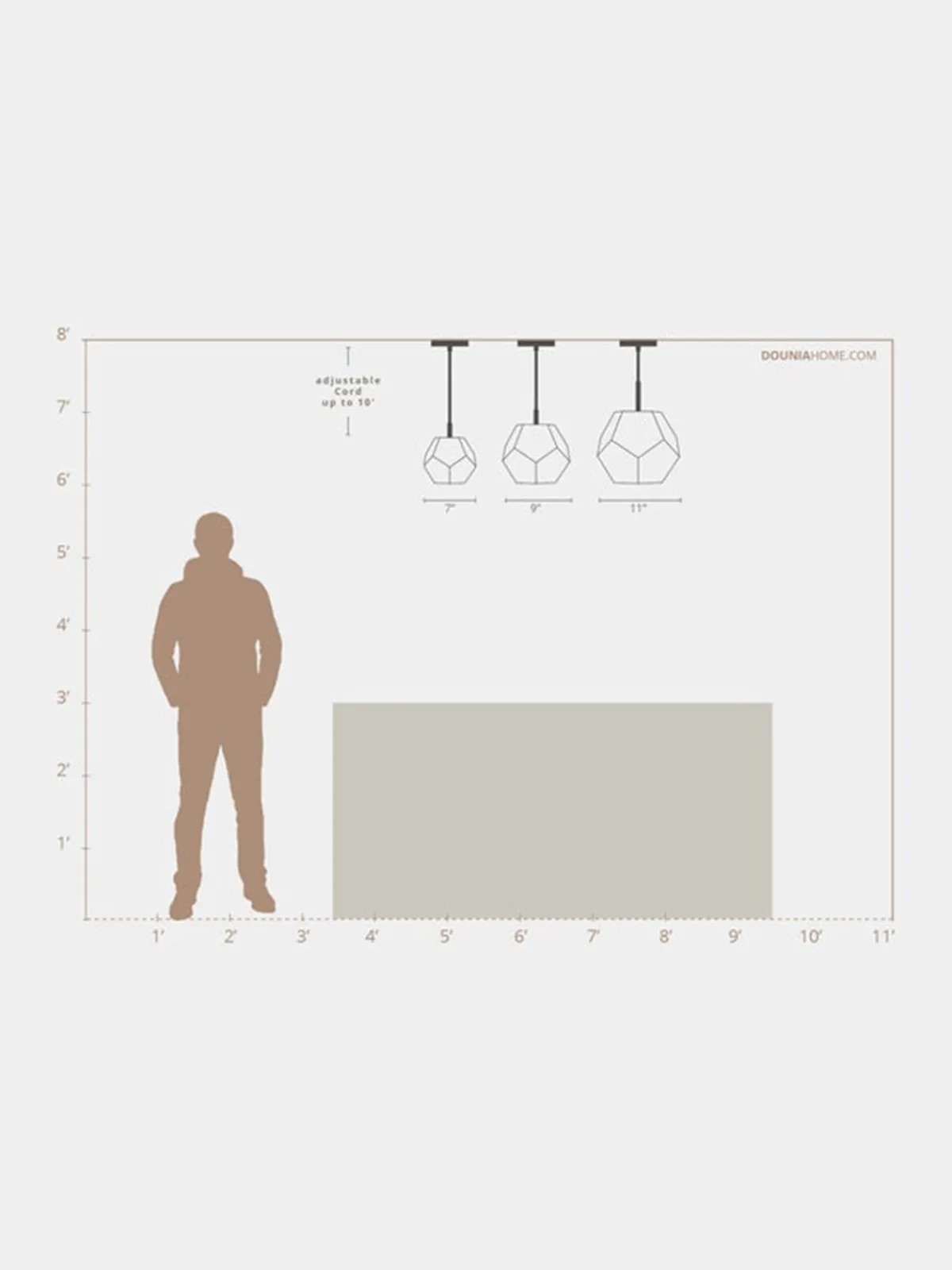 Dounia Ula Pendant Light