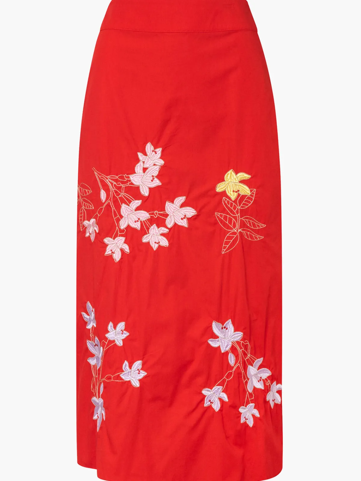 Juan de Dios Constelaciones Cotton Midi Skirt