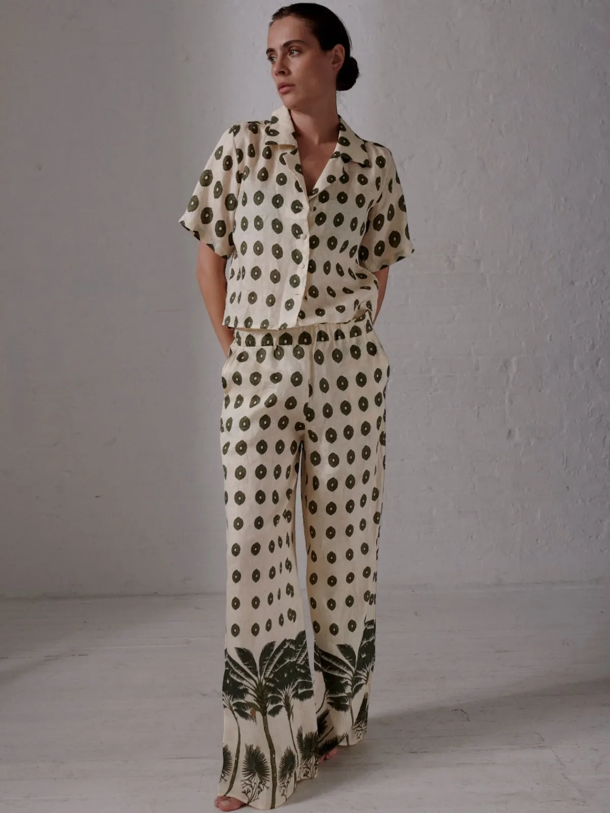 Juan de Dios San Benito Linen Pants