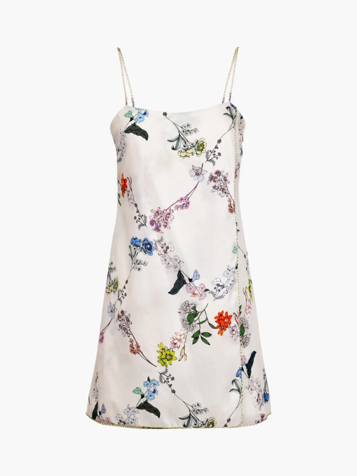 Francesca Miranda Limon Cotton Embroidered Dress