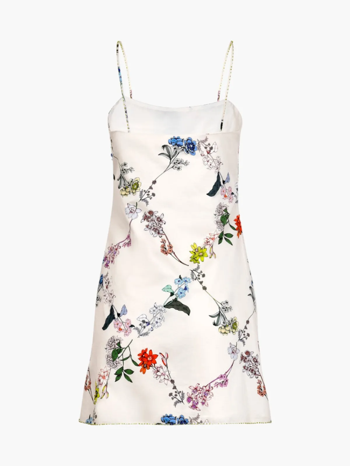 Francesca Miranda Limon Cotton Embroidered Dress