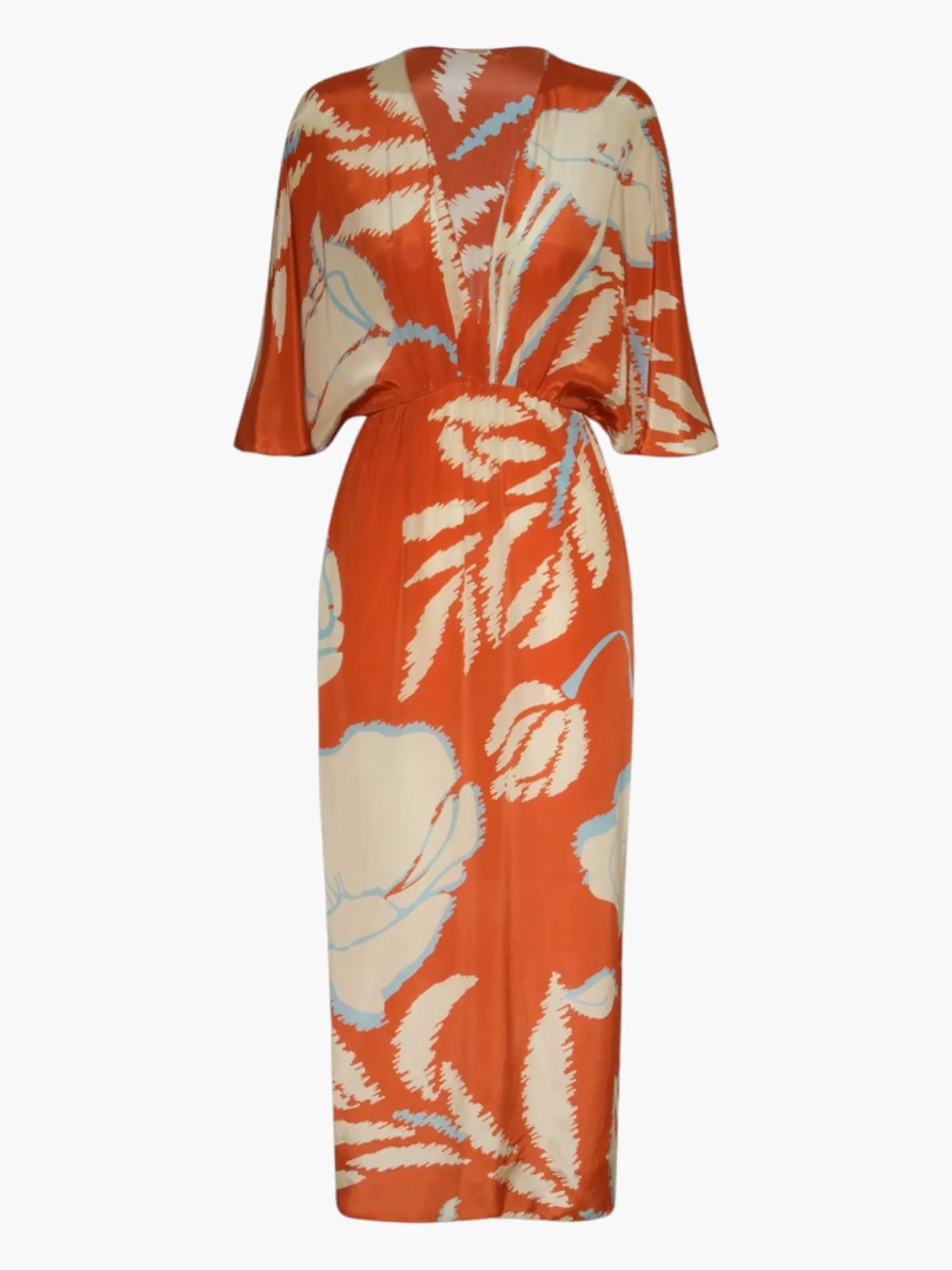 Juan de Dios Topacio Crepe Chine Tunic Dress