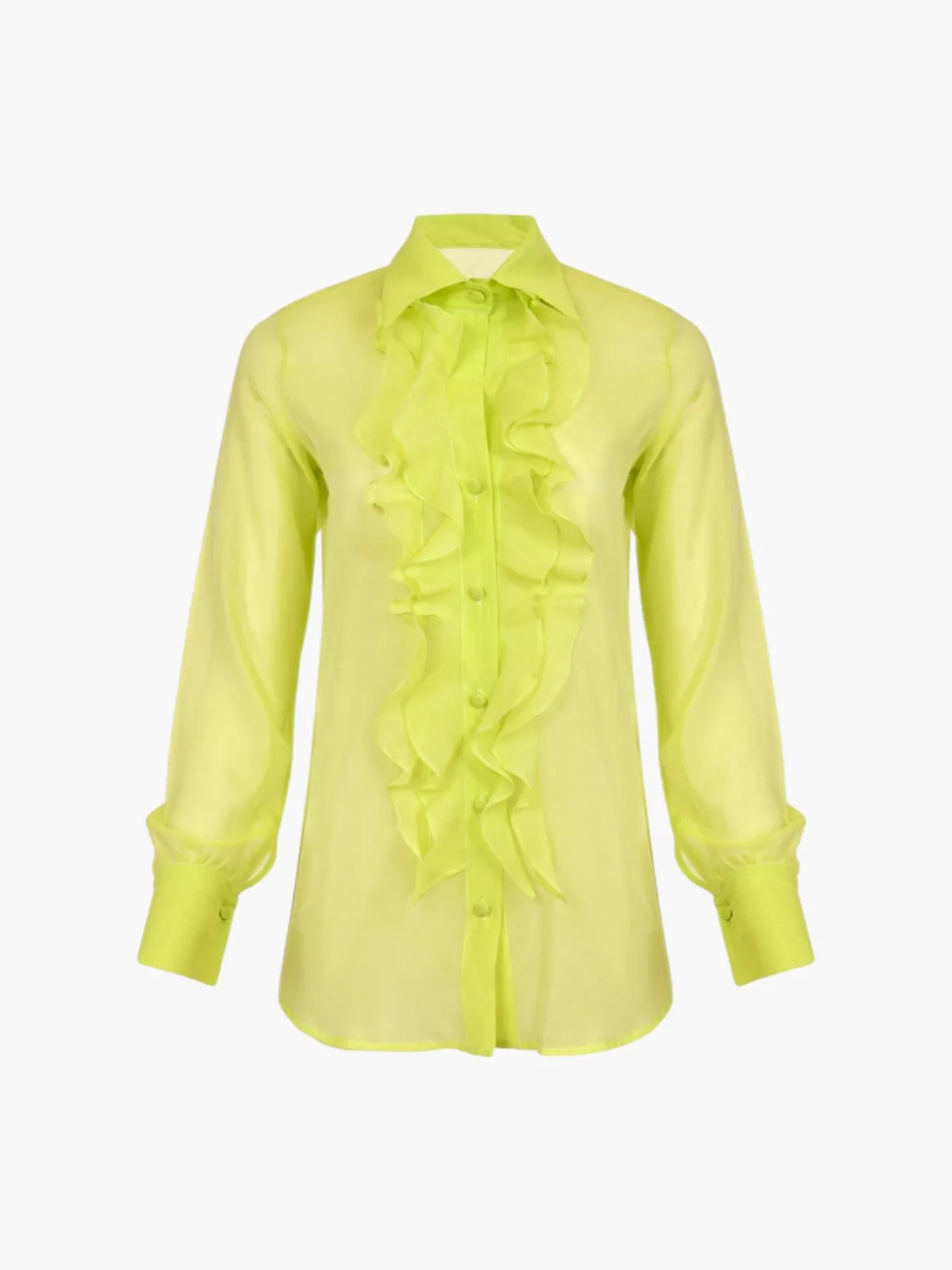 Francesca Miranda Miele Ruffled Blouse