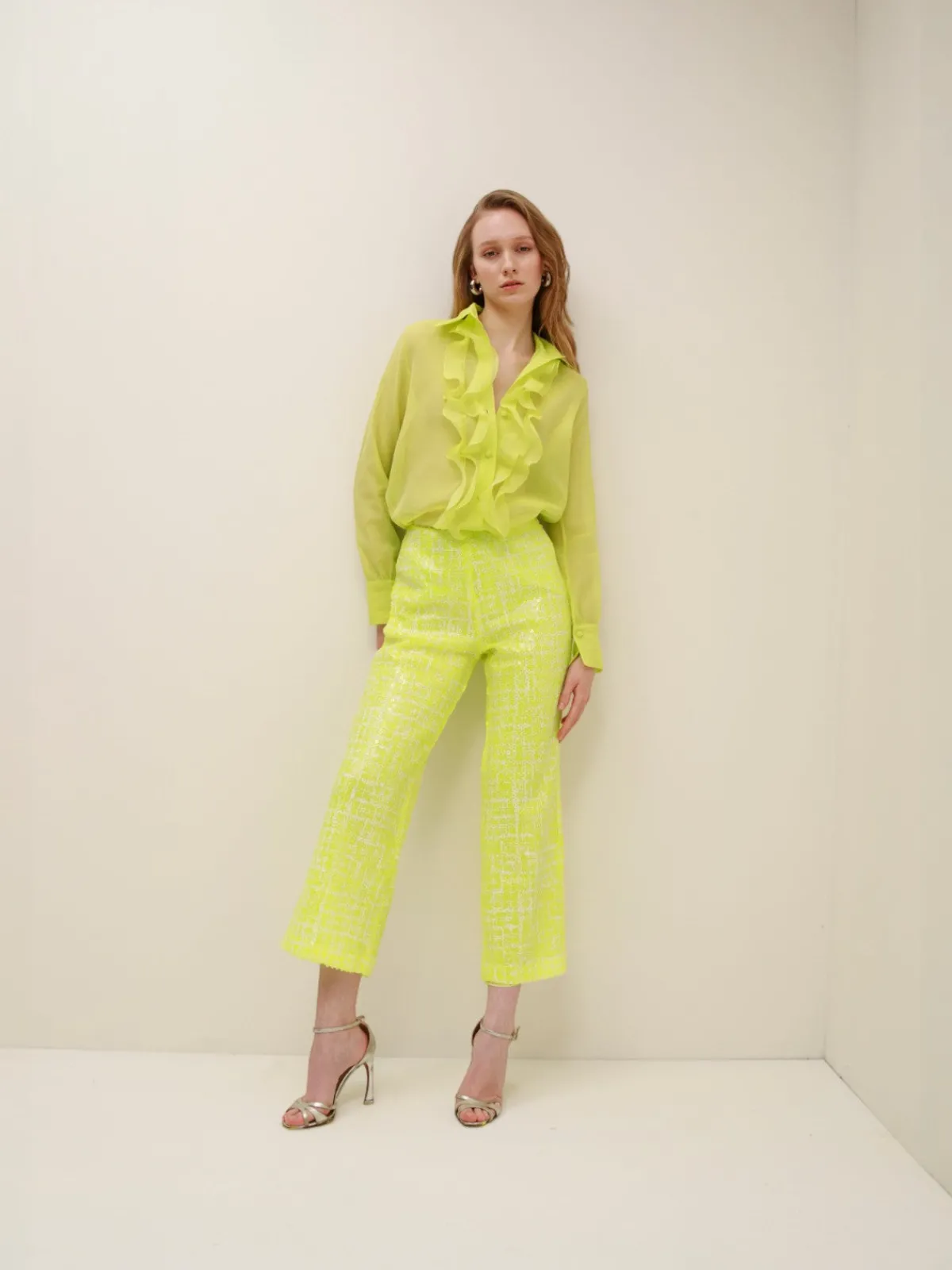 Francesca Miranda Miele Ruffled Blouse