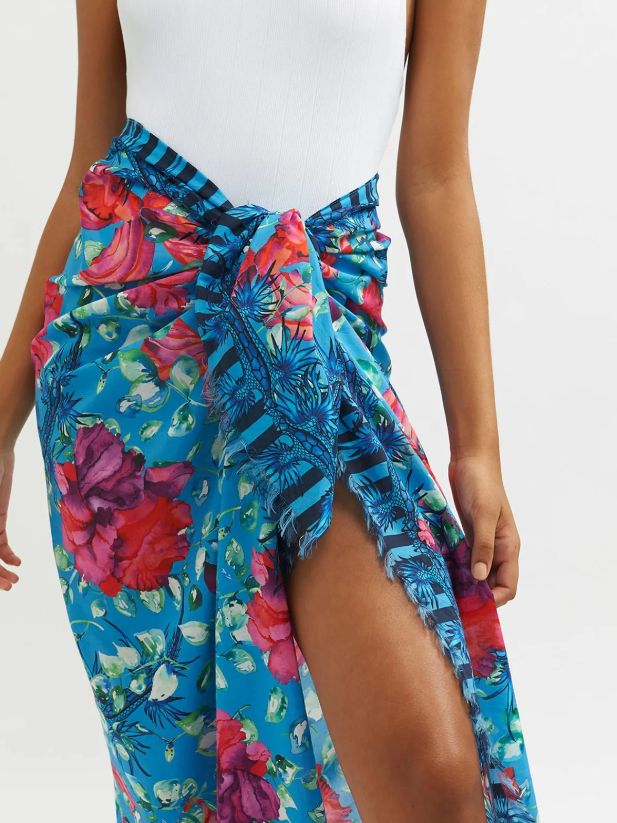 Sigal Fringed Sarong Scarf