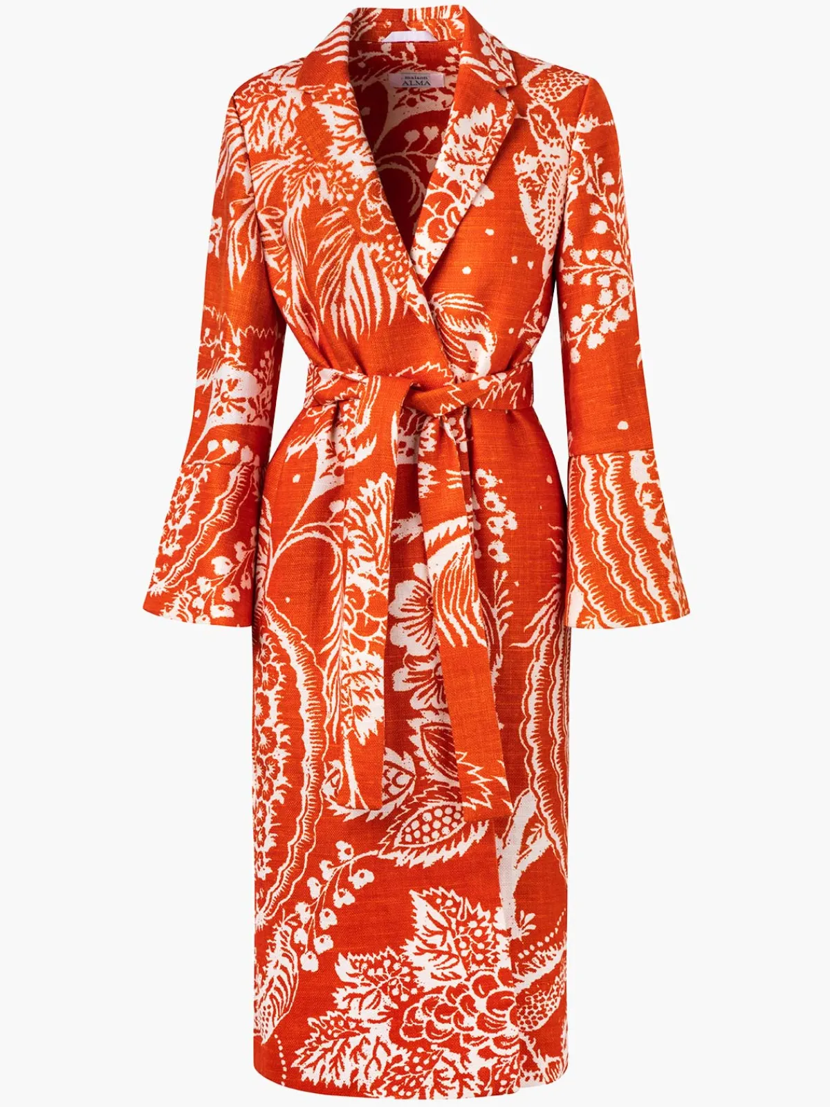 Maison Alma Cacao Wide Sleeved Kimono