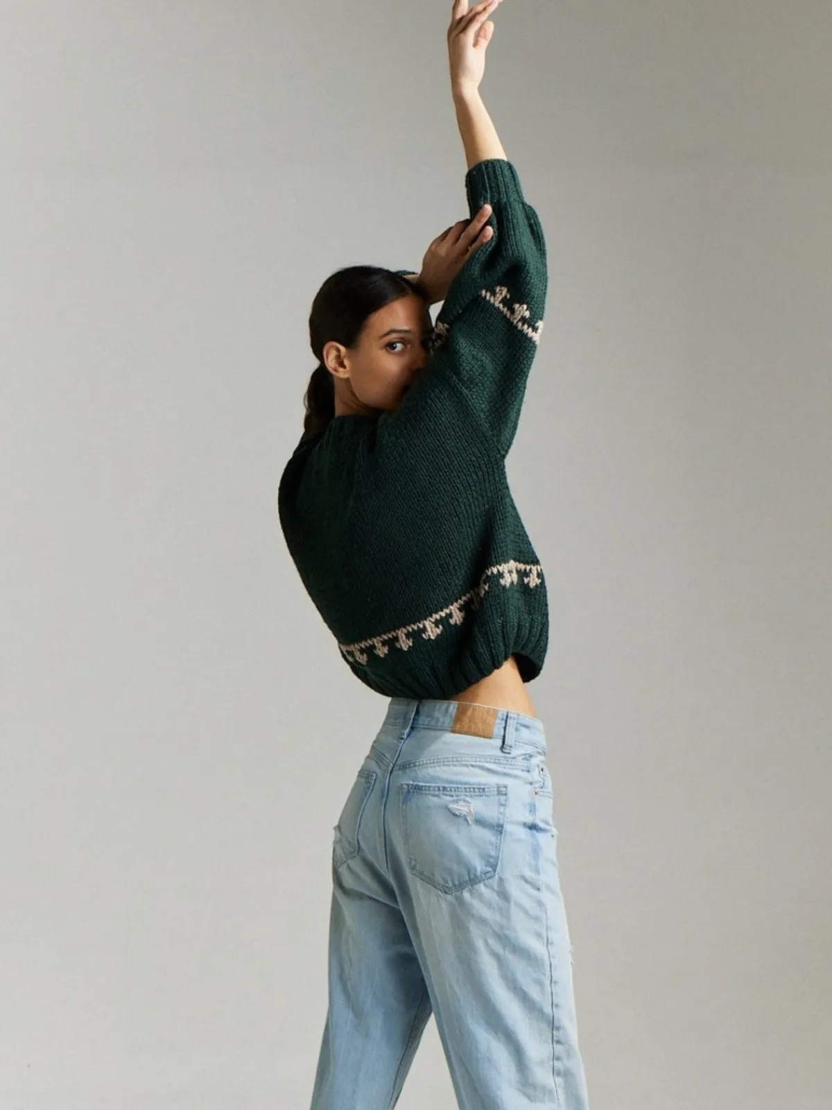 First Born Knits Inca Bird Cardigan