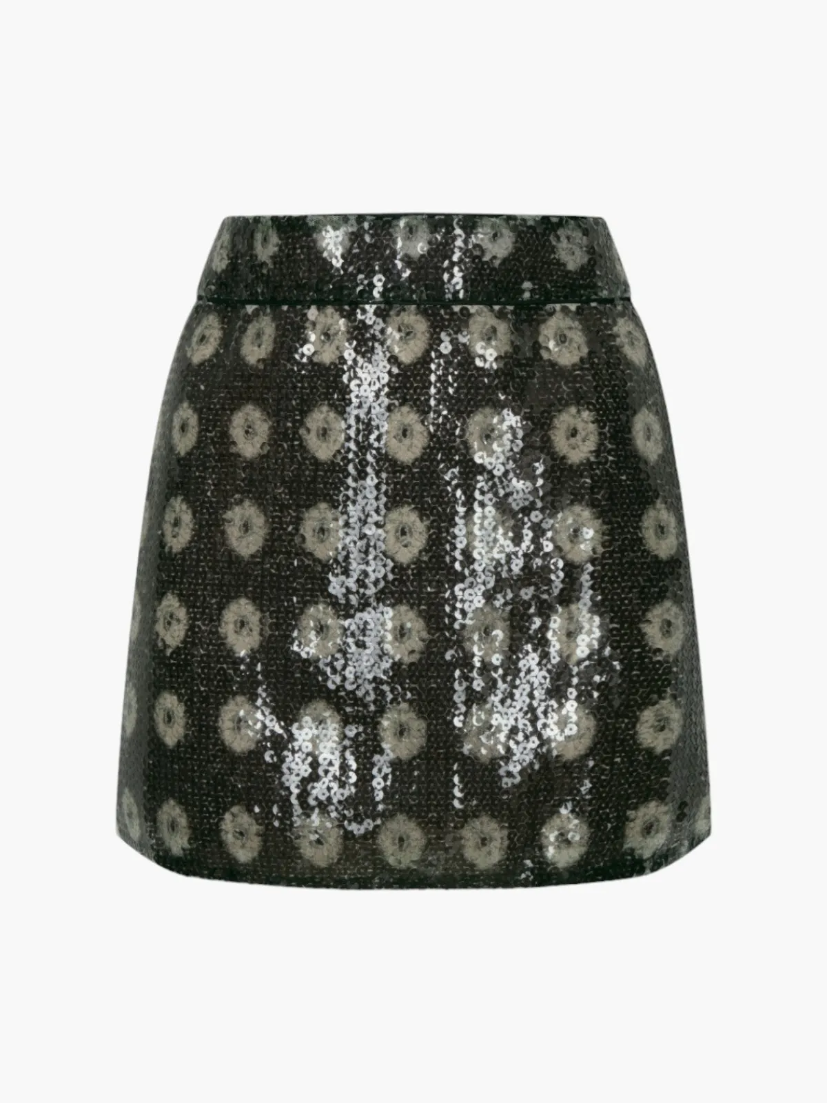 Juan de Dios El Carmen Sequins Mini Skirt
