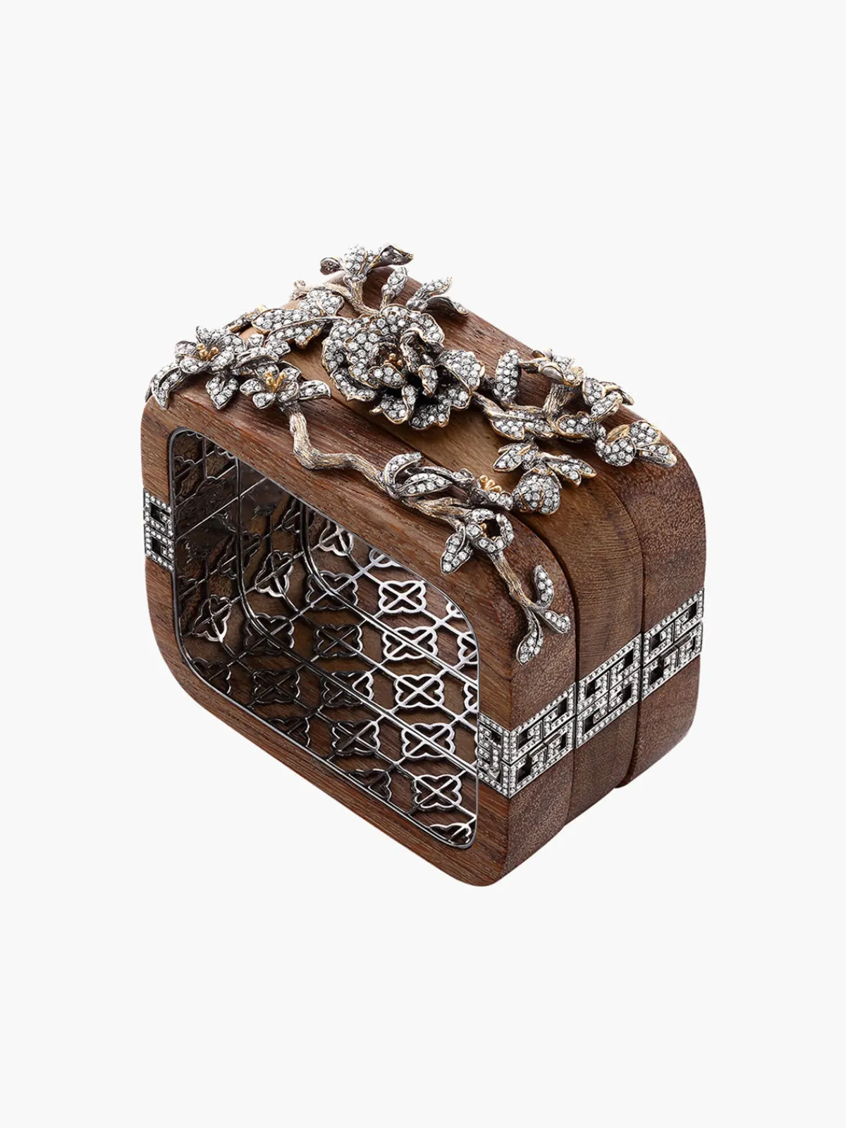 Yewn "Three Folds Auspiciousness" Reclaimed Wood Bangle Set