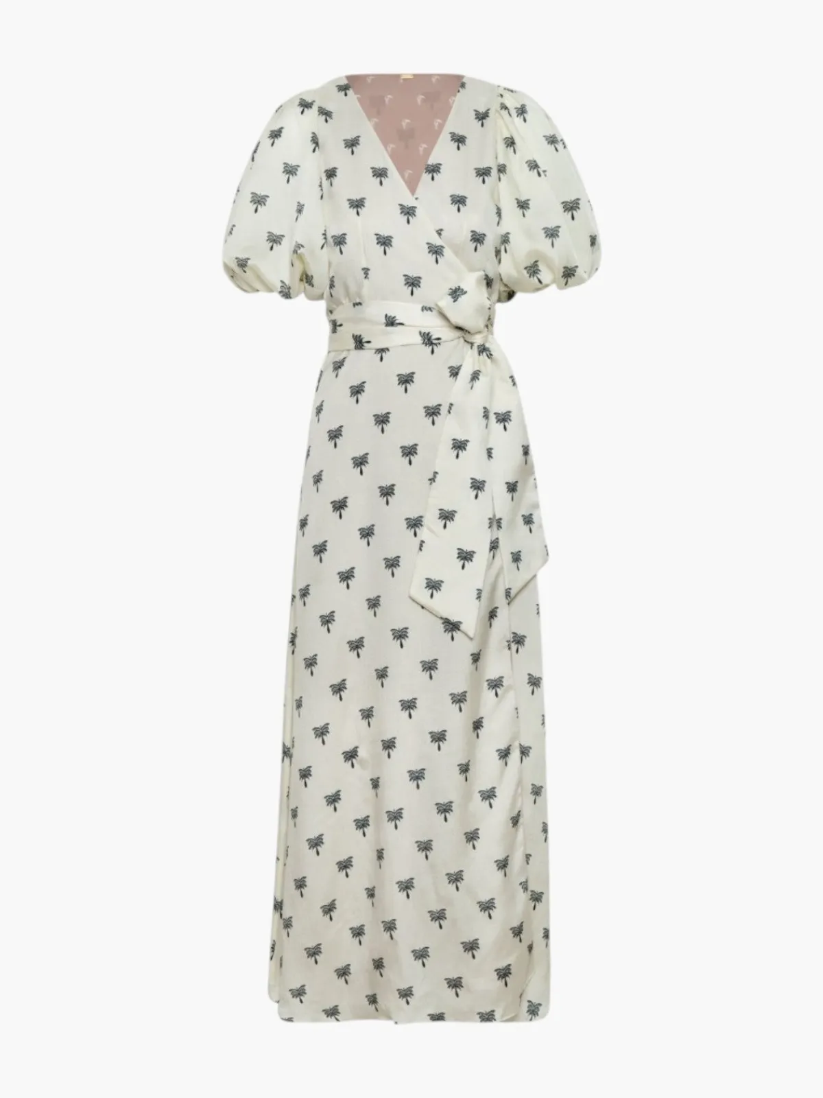 Juan de Dios Ermita Martellato Silk Midi Dress