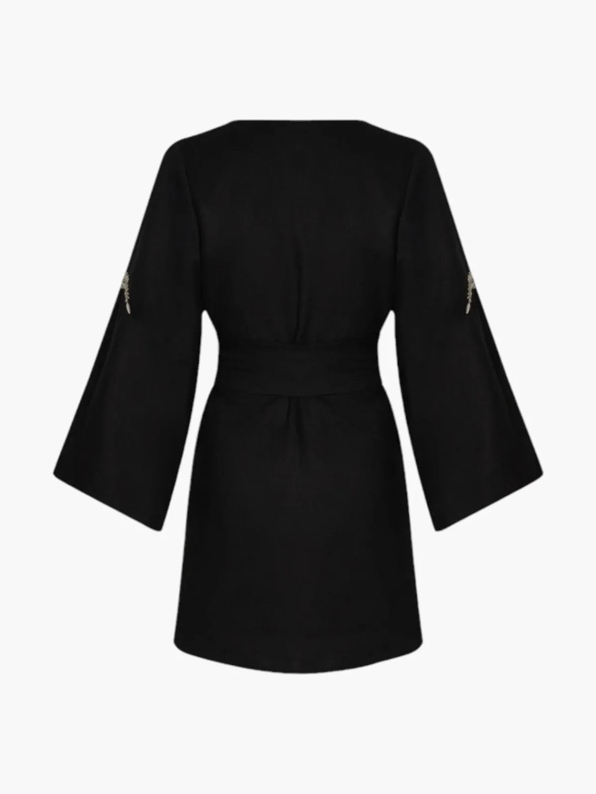 Juan de Dios Joaquina Embroidered Linen Mini Tunic