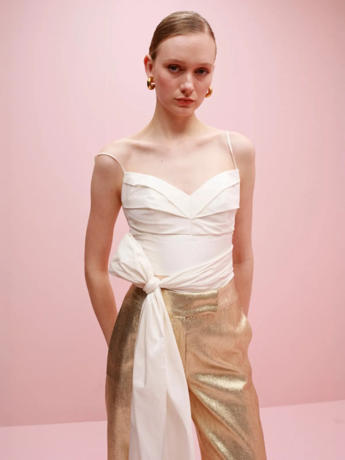 Francesca Miranda Amarena Taffeta Top