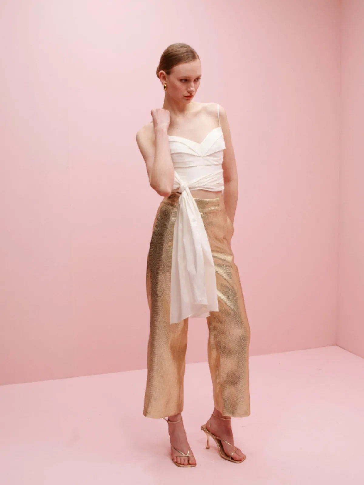 Francesca Miranda Amarena Taffeta Top