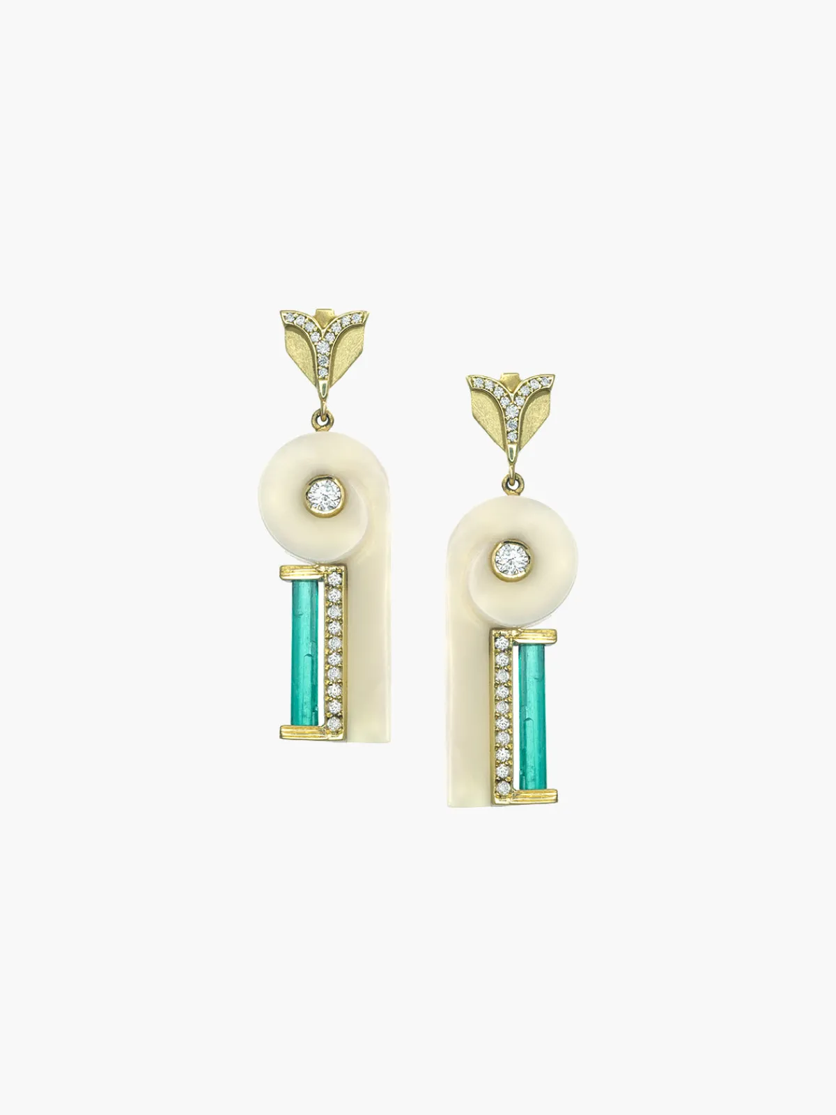 Irthly Art D'Eco Motif Earrings