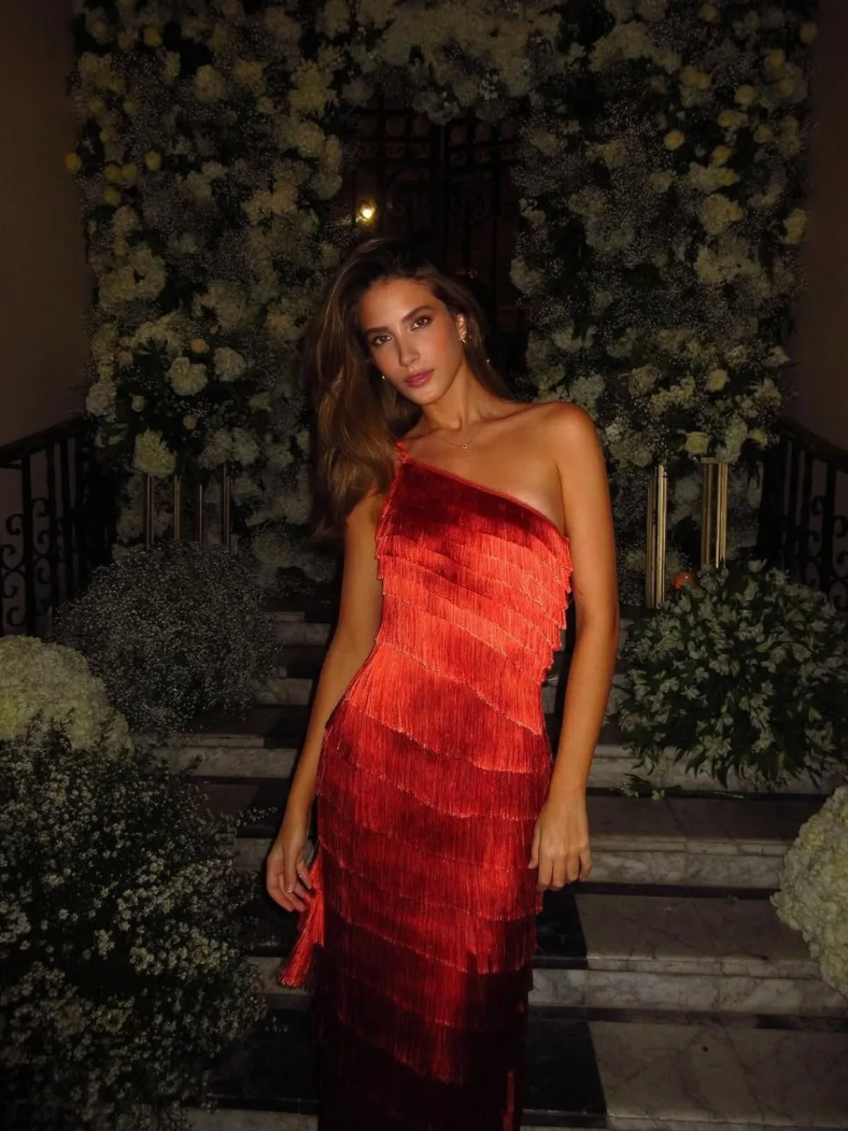 Francesca Miranda Isidora Fringe Dress