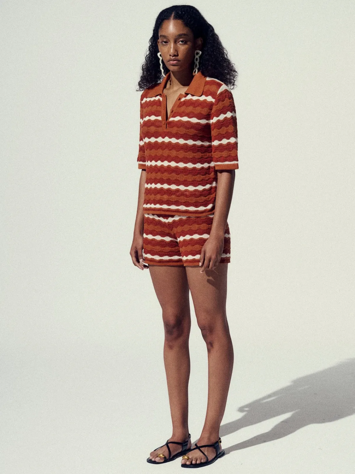 ESCVDO Mullu Knit Shorts