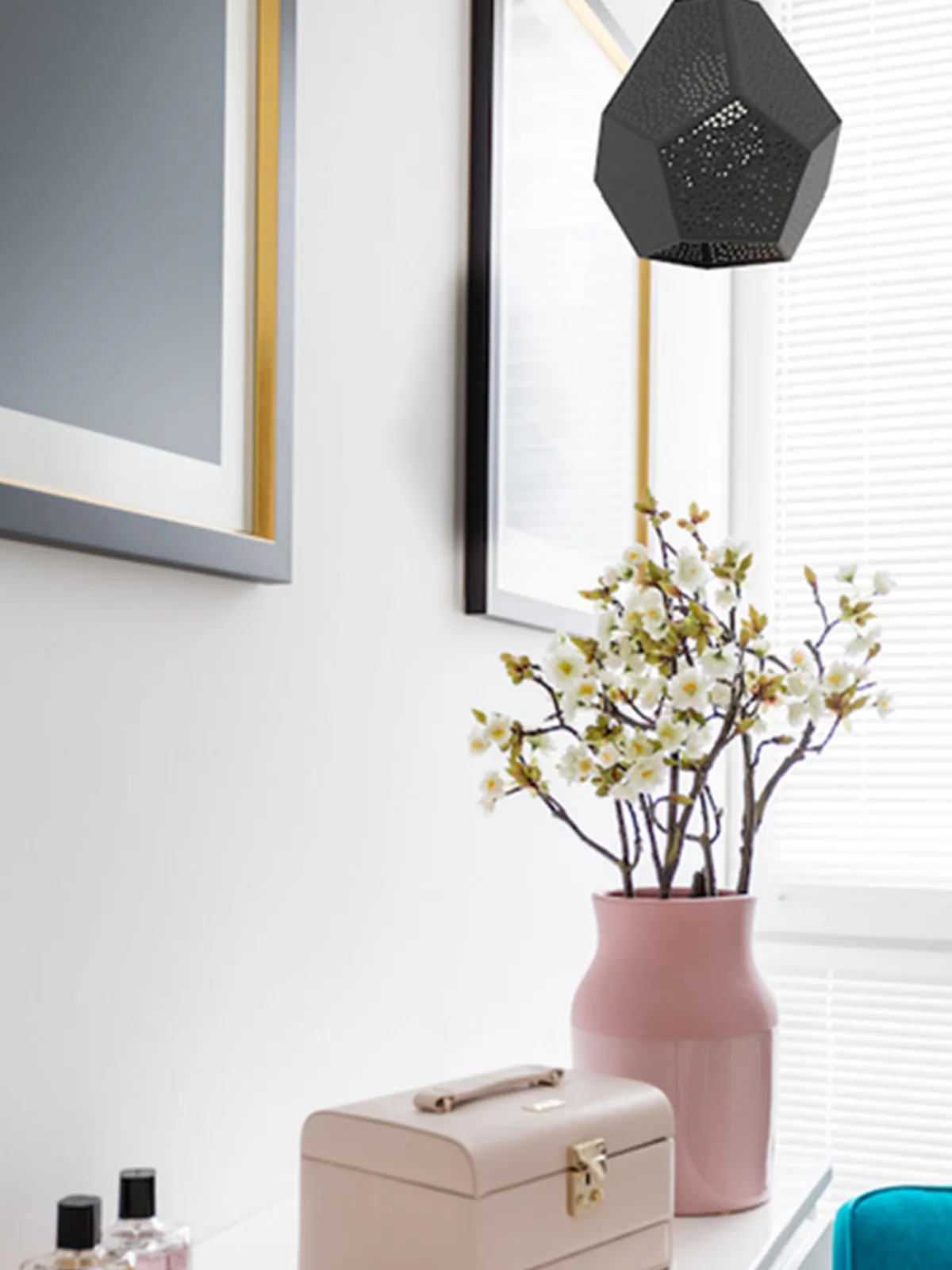 Dounia Almas Multi Faceted Hanging Light