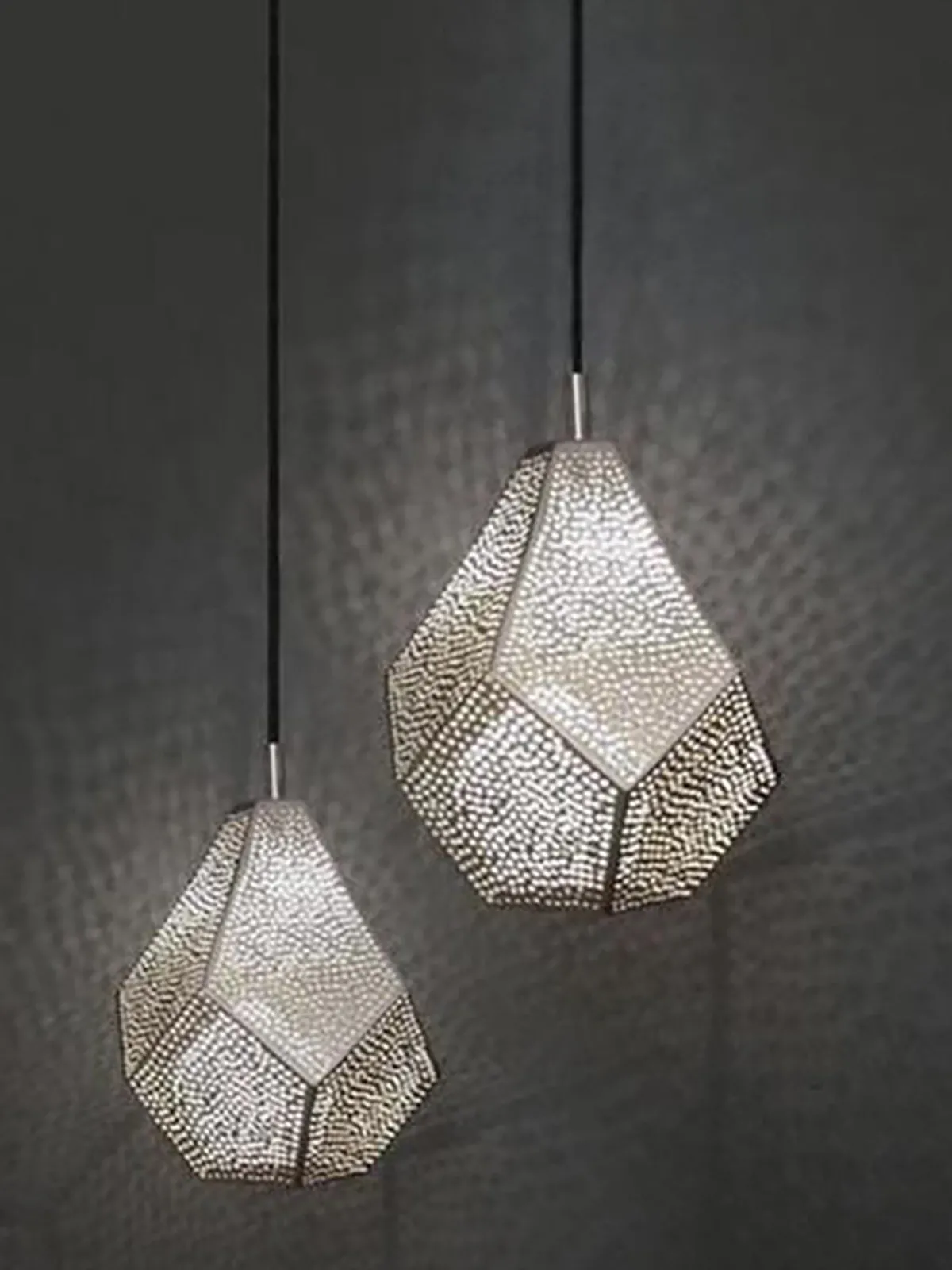Dounia Almas Multi Faceted Hanging Light