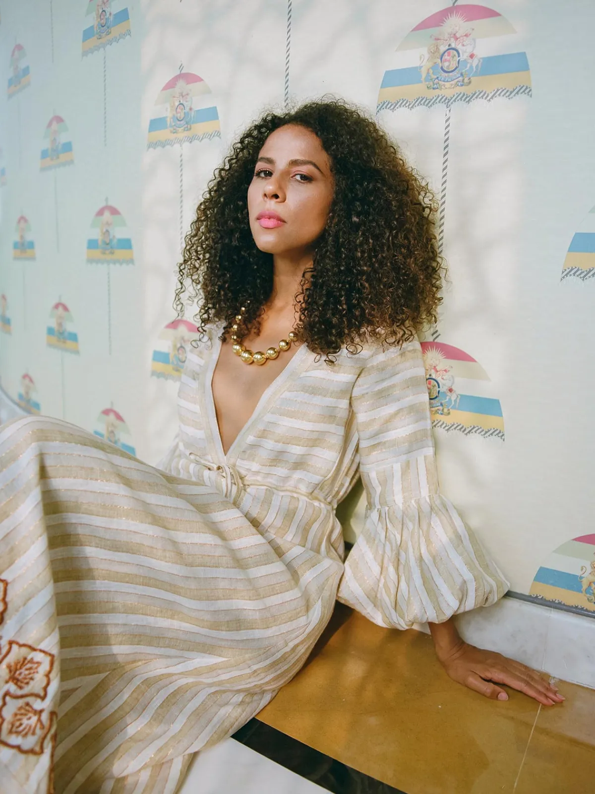 De Castro Golden Dress