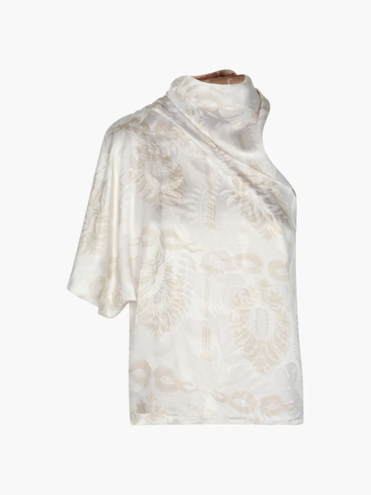 Juan de Dios Chiminango Silk Jacquard Blouse