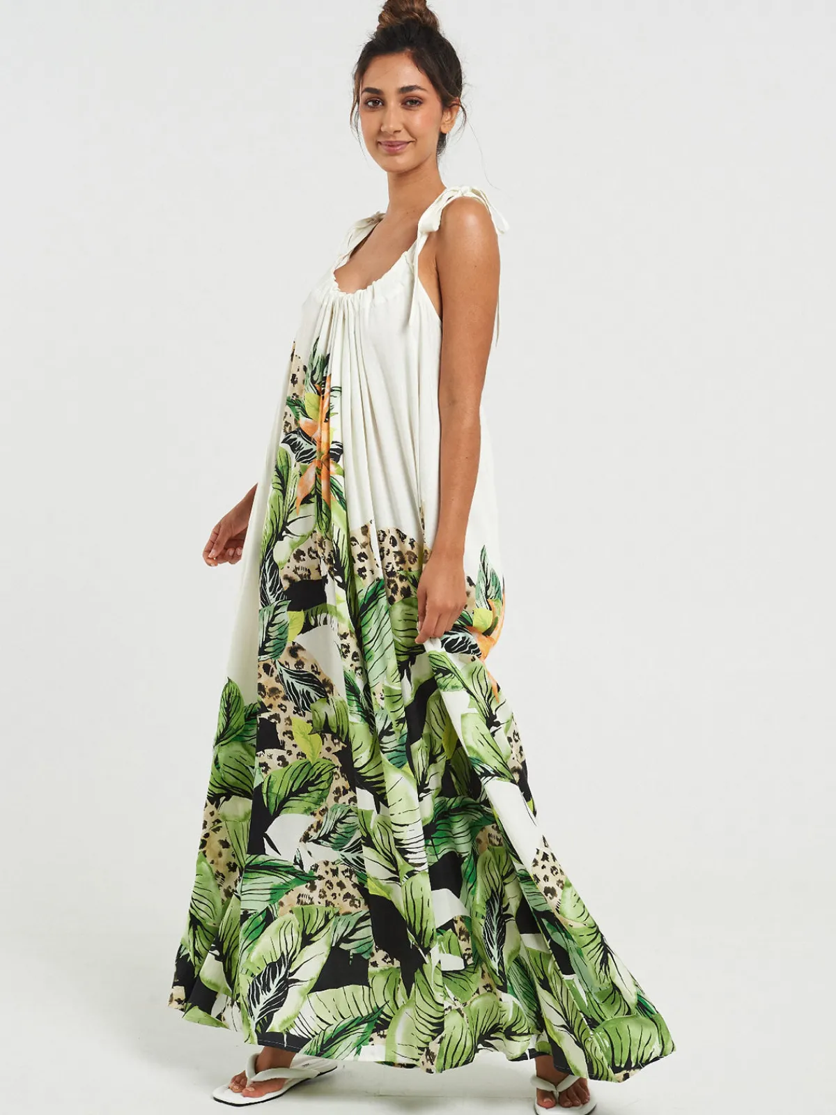 Sigal Long Open Back Dress