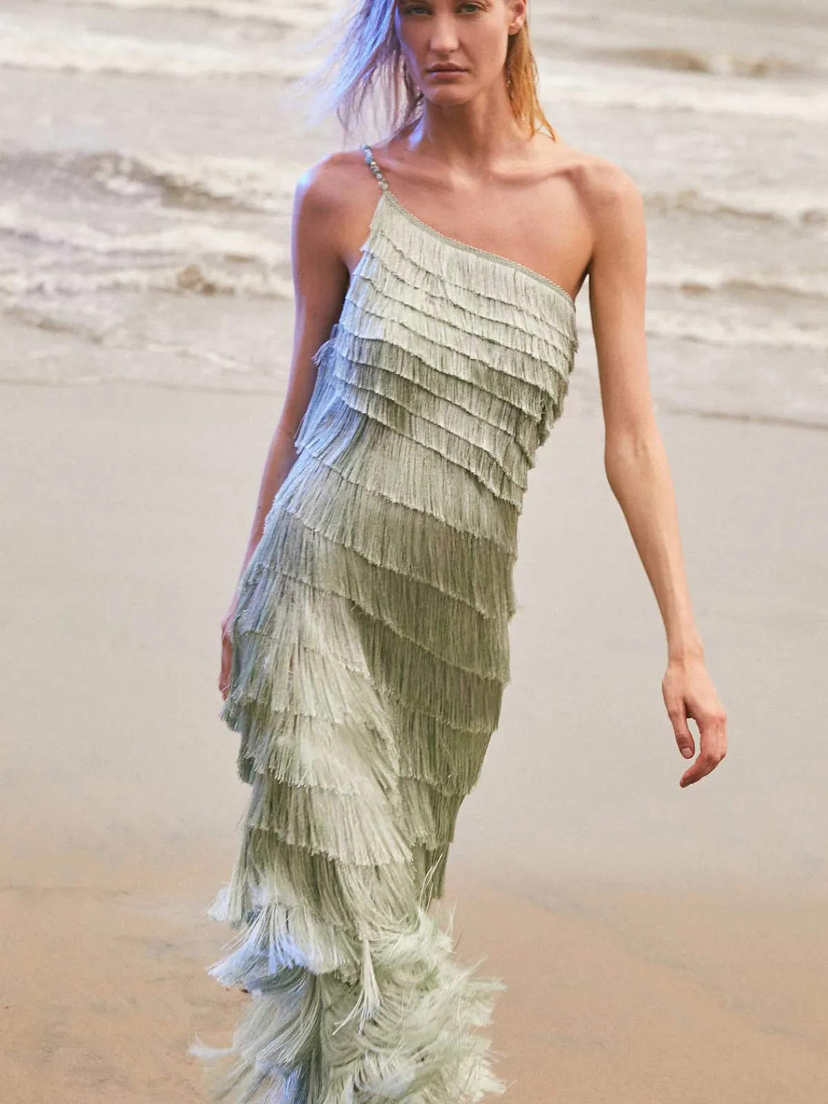 Francesca Miranda Isidora Fringe Dress